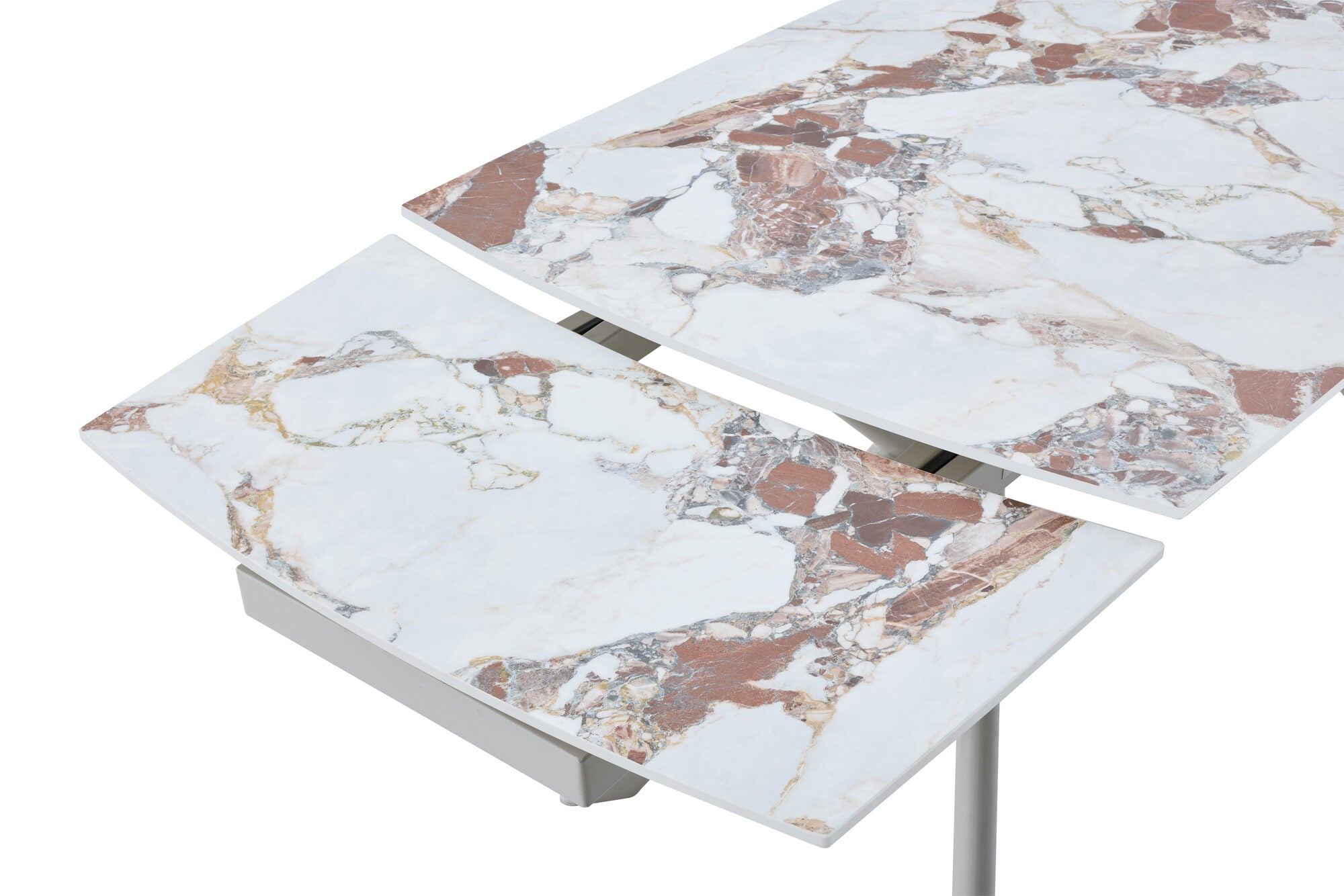 Set masa extensibila dumonde Solis 160-240x90 cm + 6 scaune Guido 62x84 cm