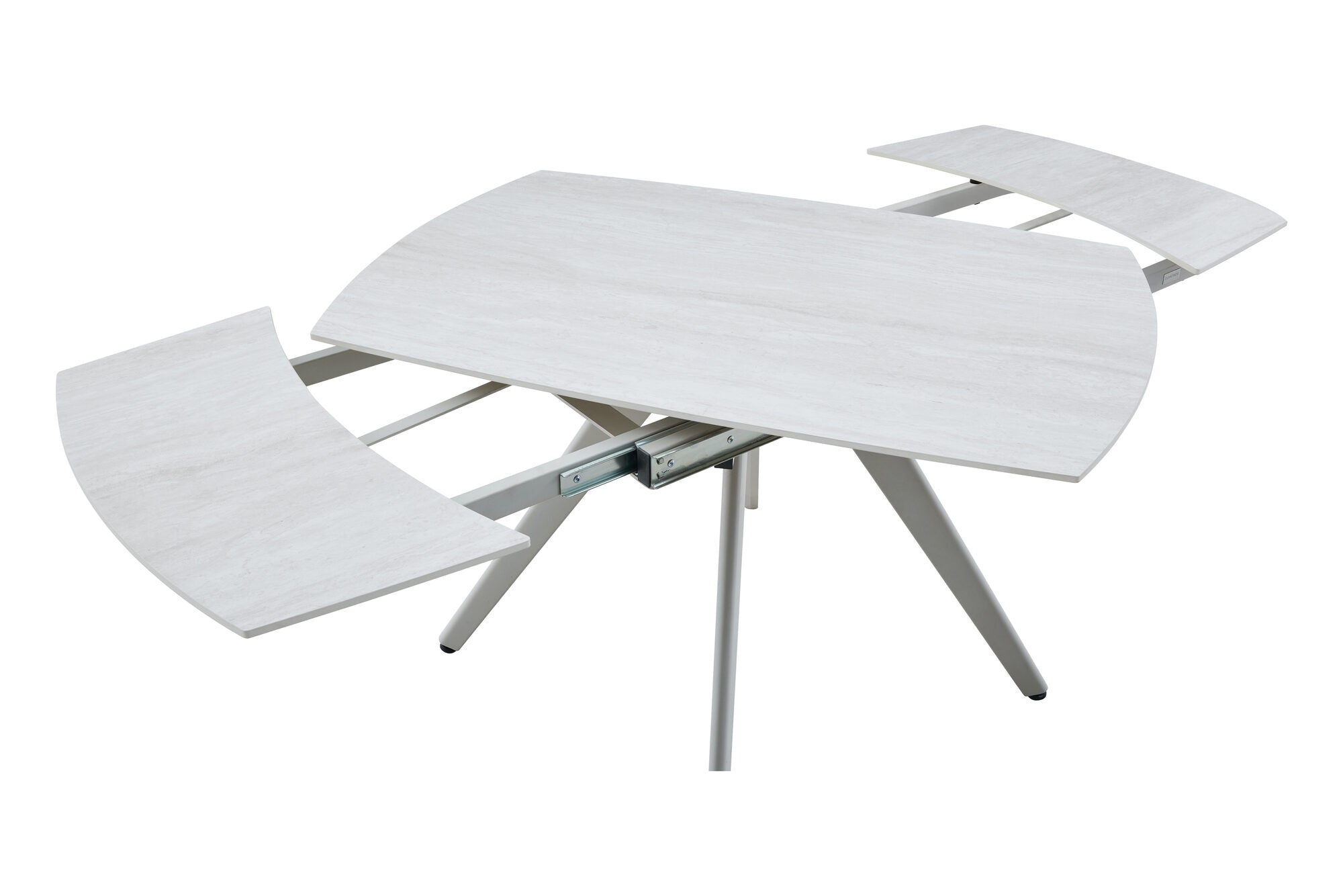 Set masa extensibila dumonde Umbra 120-180x80 cm + 6 scaune Guido 62x84 cm