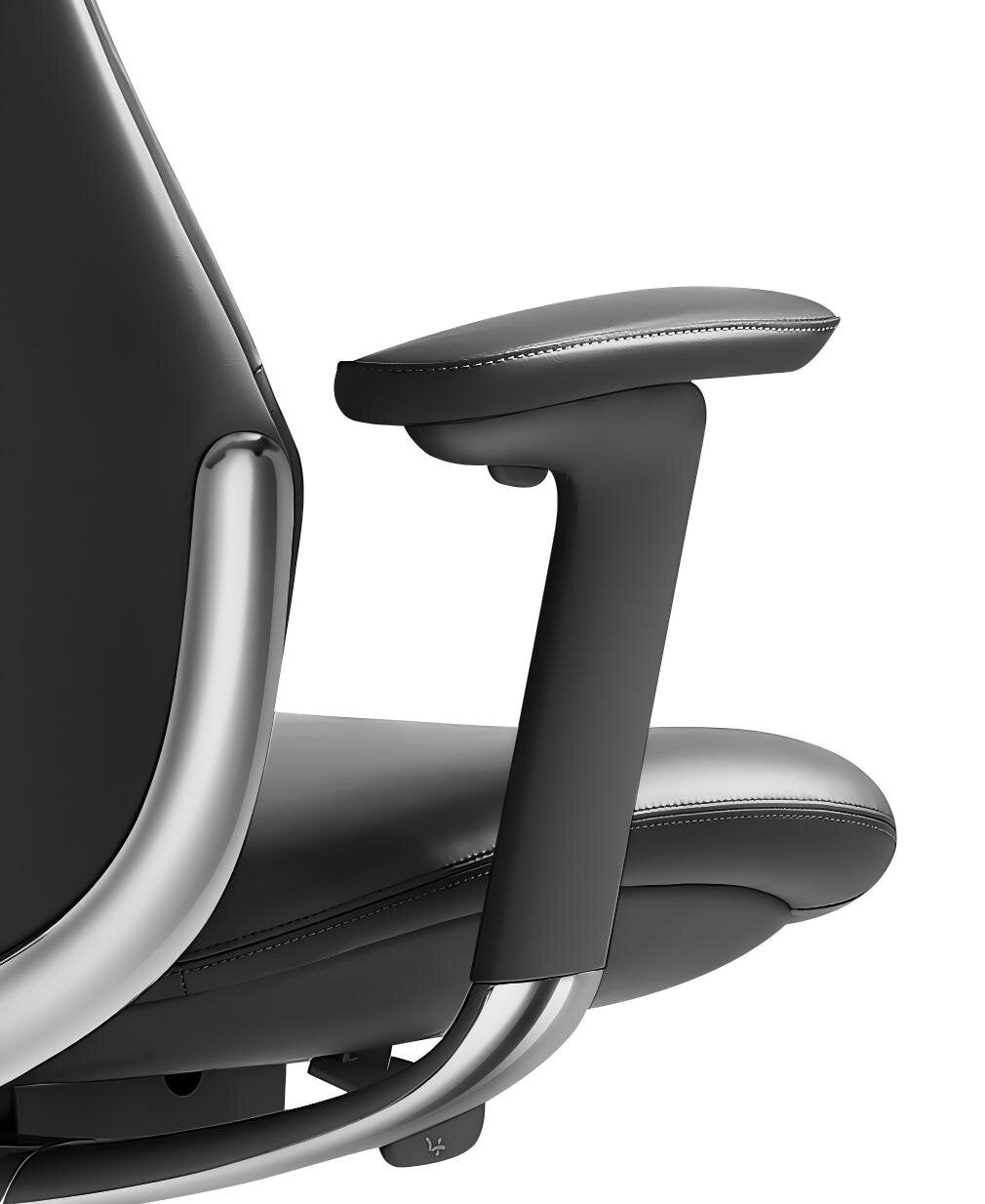 Scaun ergonomic profesional Axis dumonde cu tetiera reglabila, mecanism multifunctional inclinare/blocare, cadru din aluminiu, cotiere 4D ultra moi, gri