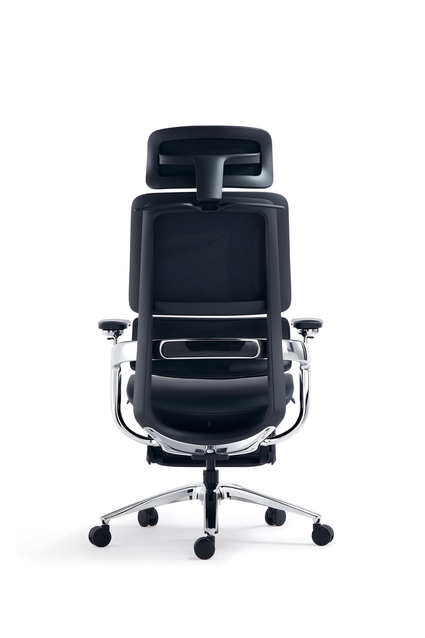 Scaun ergonomic profesional Nexus dumonde cu suport lombar dinamic, cotiere 4D ultra moi, mecanism multifunctional inclinare/blocare, suport picoare, negru