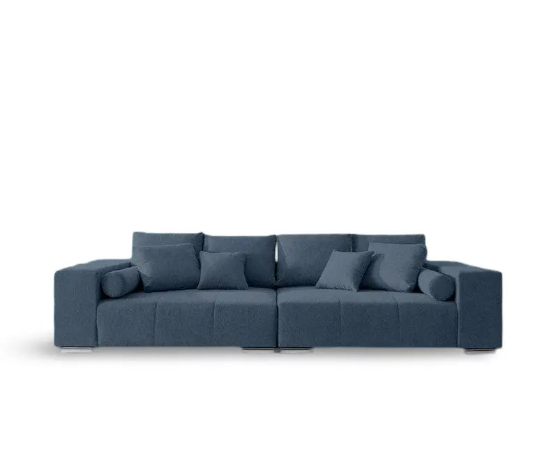 Canapea extensibilă dumonde cu ladă de depozitare Marbela Enjoy Blue XXL 295x100 cm