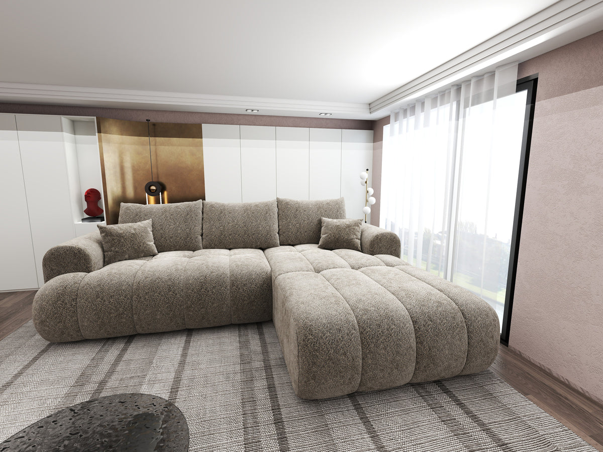 Colțar extensibil dumonde Milano Lounge Arena Antelope II 255x190 cm