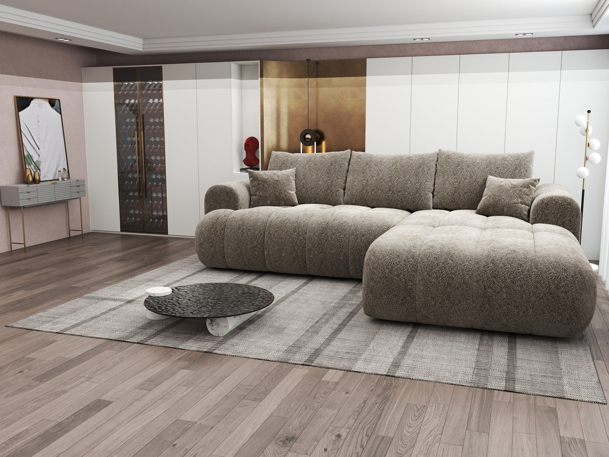 Colțar extensibil dumonde Milano Lounge Arena Antelope II 255x190 cm
