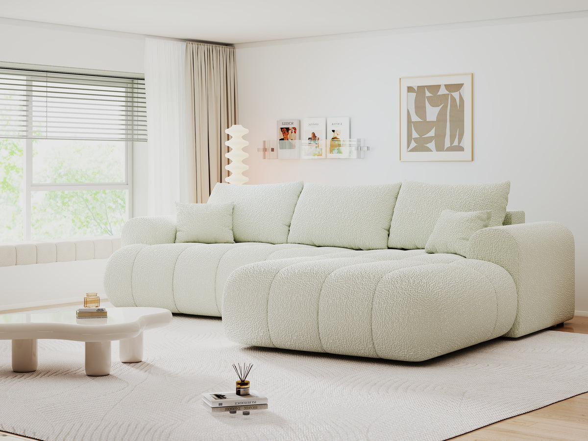 Colțar extensibil dumonde Milano Lounge Jaguar Ivory II 255x190 cm