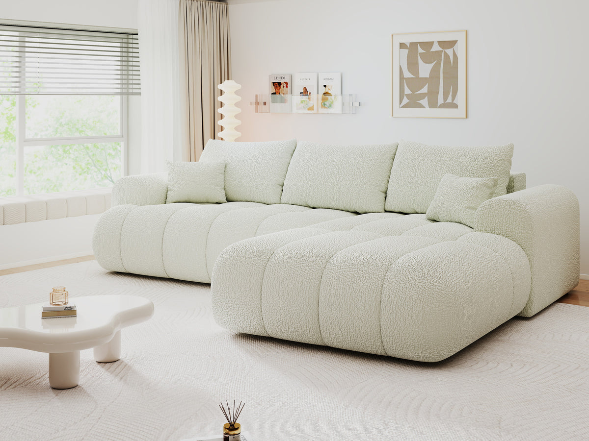 Colțar extensibil dumonde Milano Lounge Jaguar Ivory II 255x190 cm