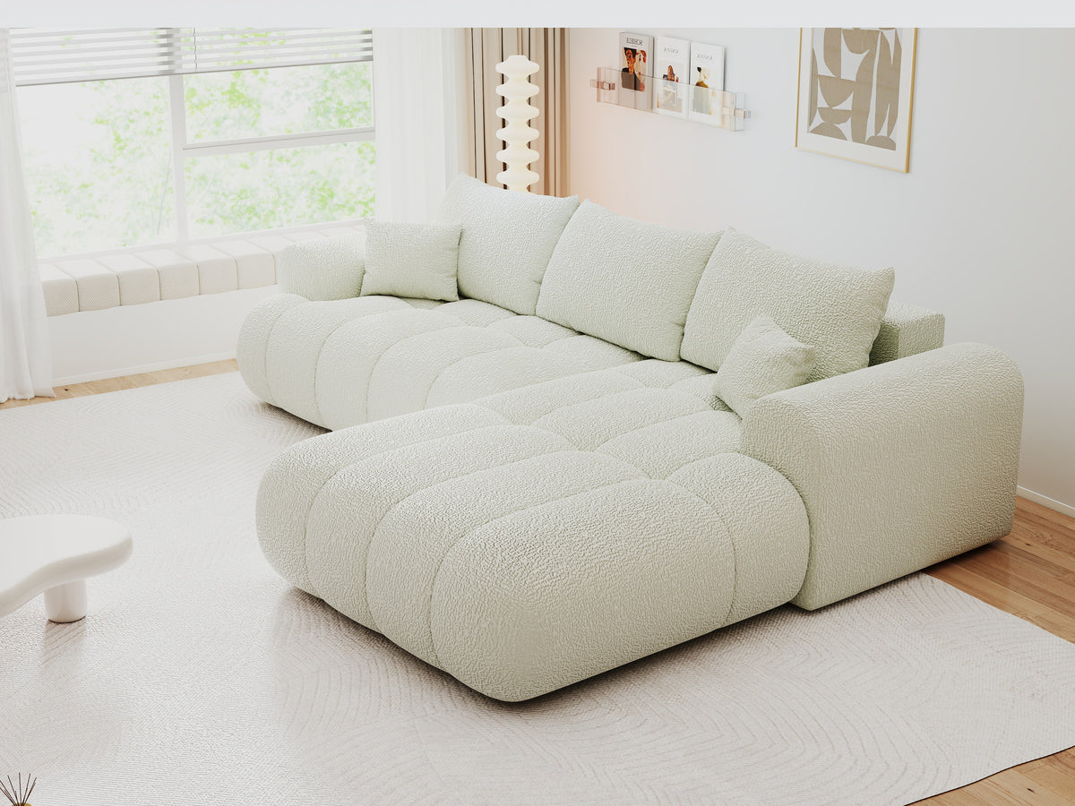 Colțar extensibil dumonde Milano Lounge Jaguar Ivory II 255x190 cm