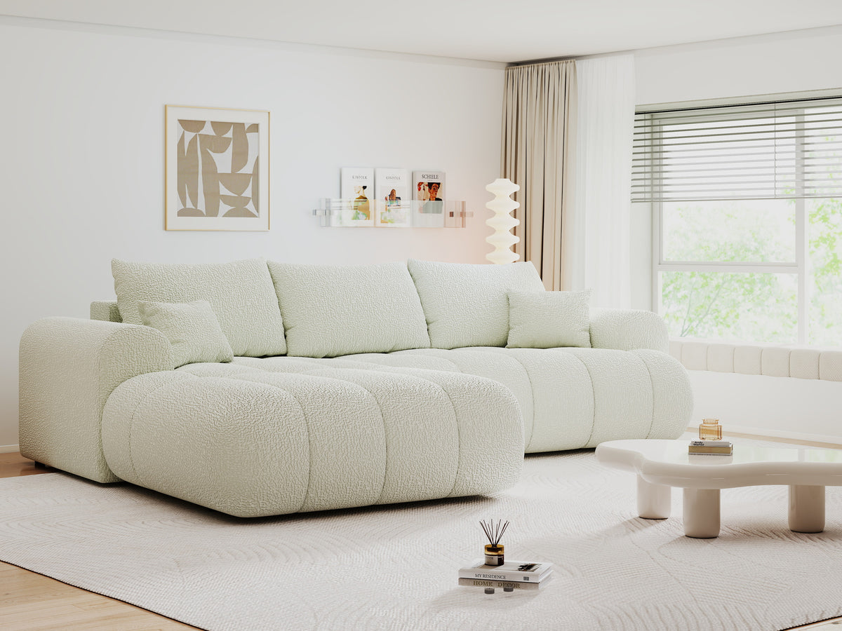 Colțar extensibil dumonde Milano Lounge Jaguar Ivory 255x190 cm