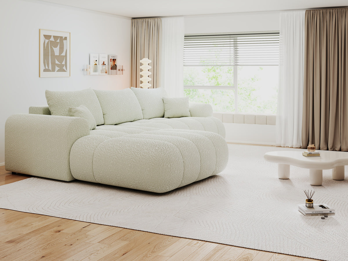 Colțar extensibil dumonde Milano Lounge Jaguar Ivory 255x190 cm
