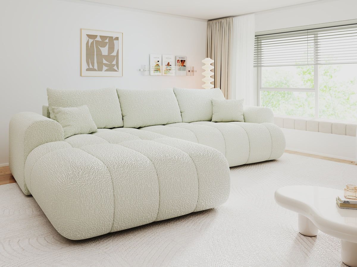 Colțar extensibil dumonde Milano Lounge Jaguar Ivory 255x190 cm