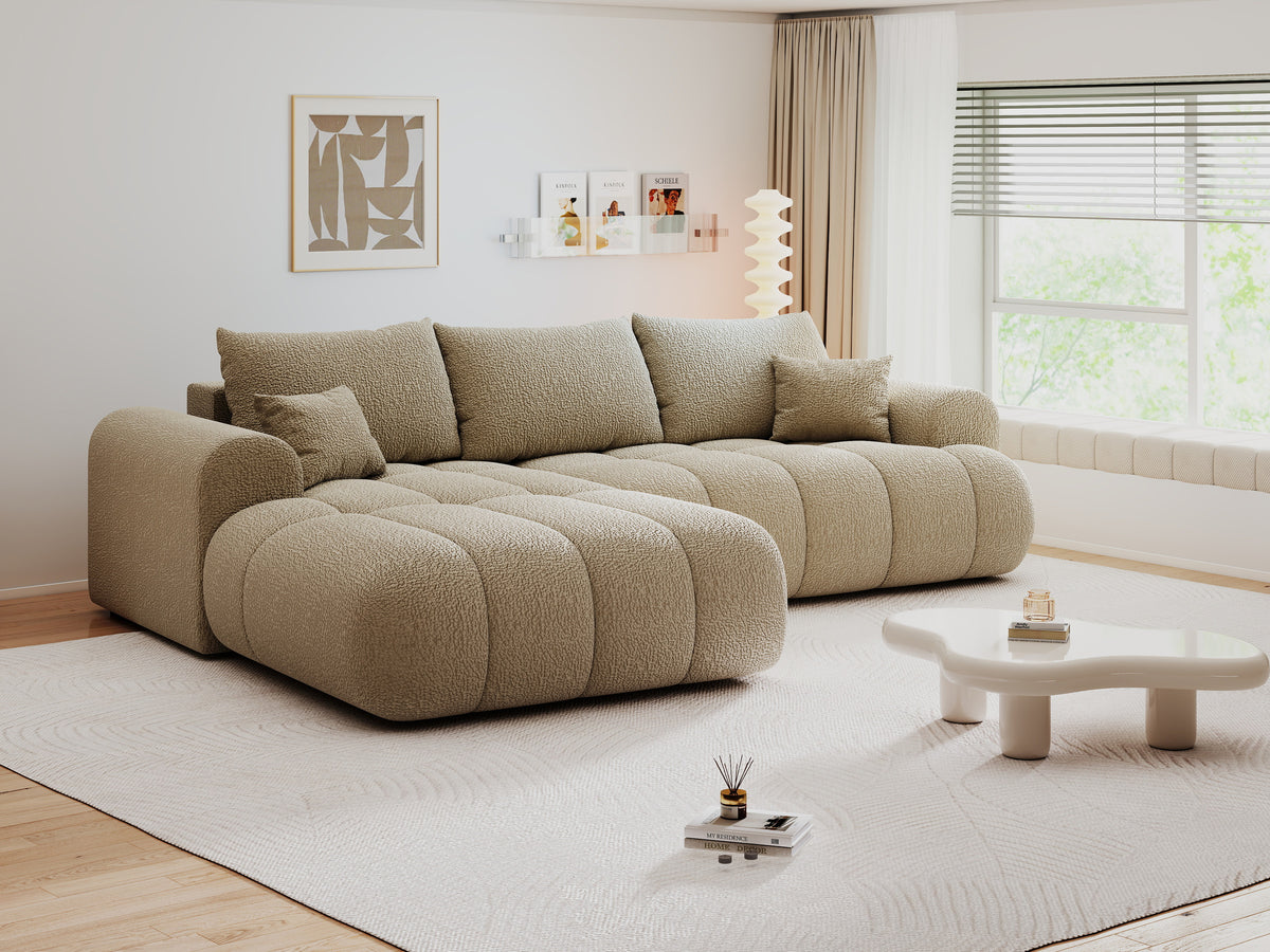 Colțar extensibil dumonde Milano Lounge Jaguar Linen 255x190 cm