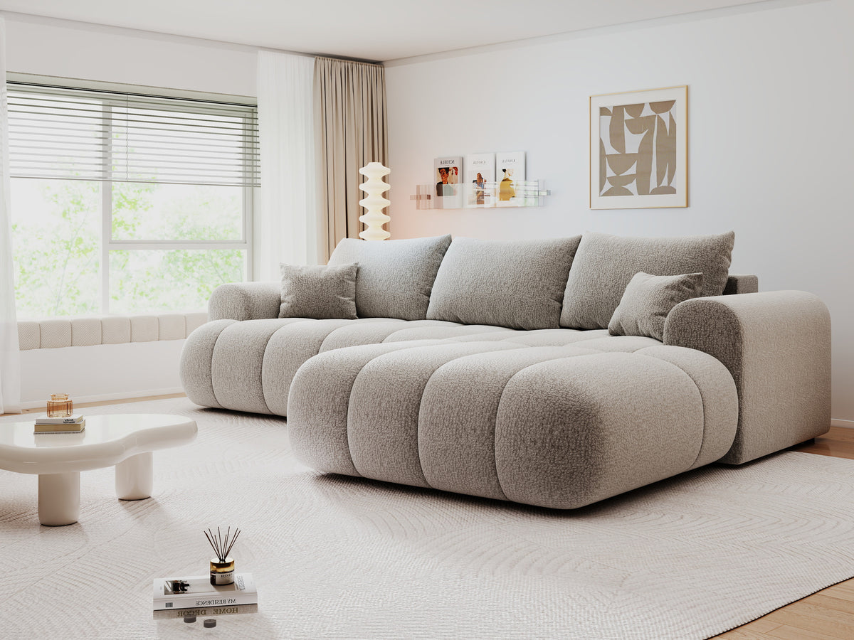 Colțar extensibil dumonde Milano Lounge Jaguar Gri II 255x190 cm