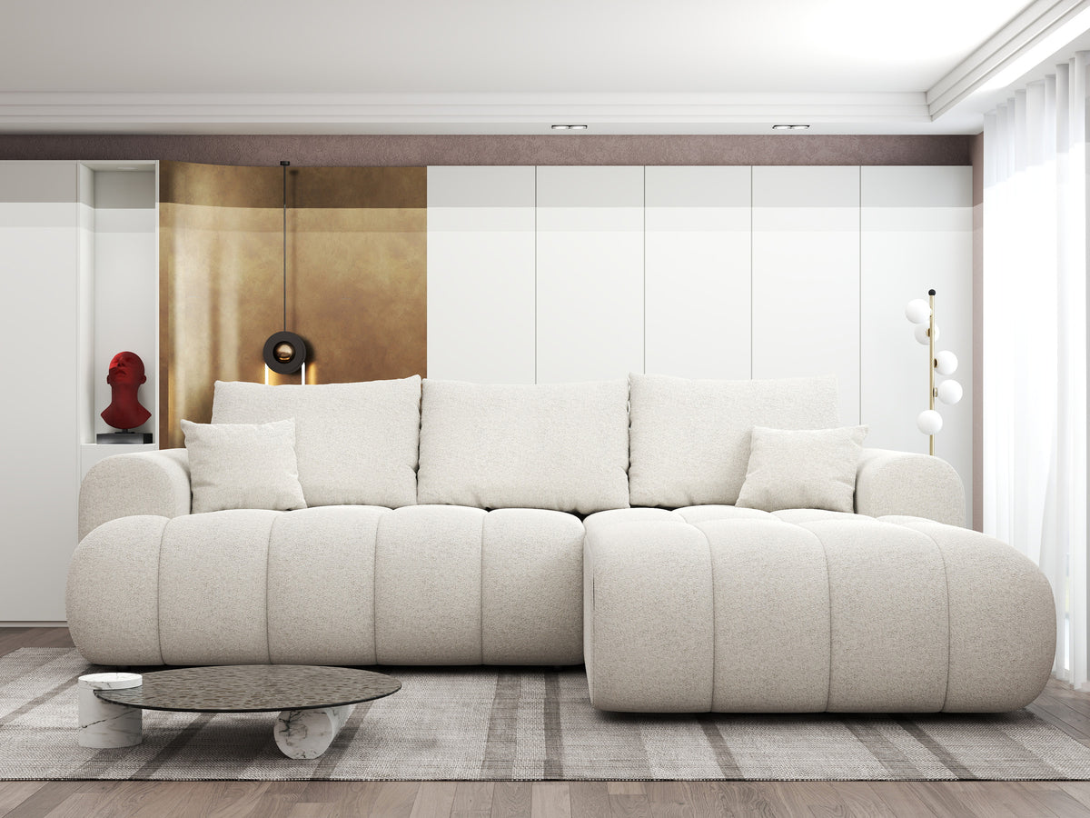 Colțar extensibil dumonde Milano Lounge Monte Bej II 255x190 cm