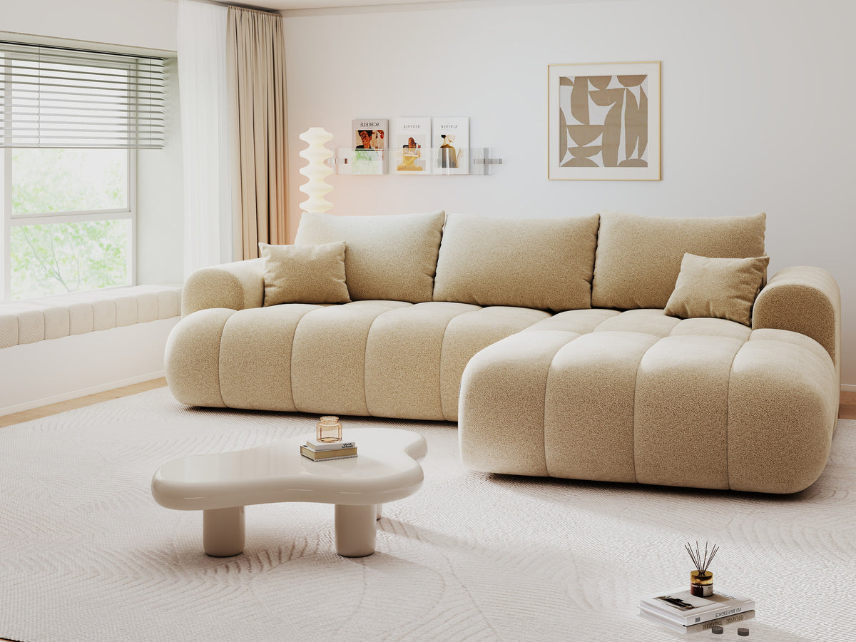 Colțar extensibil dumonde Milano Lounge Quelle Antelope II 255x190 cm