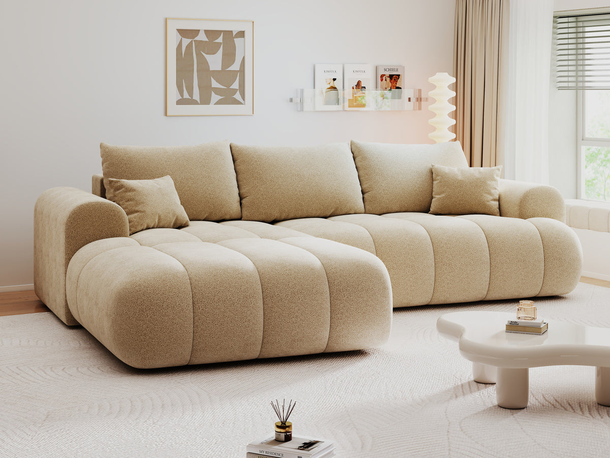 Colțar extensibil dumonde Milano Lounge Quelle Antelope 255x190 cm