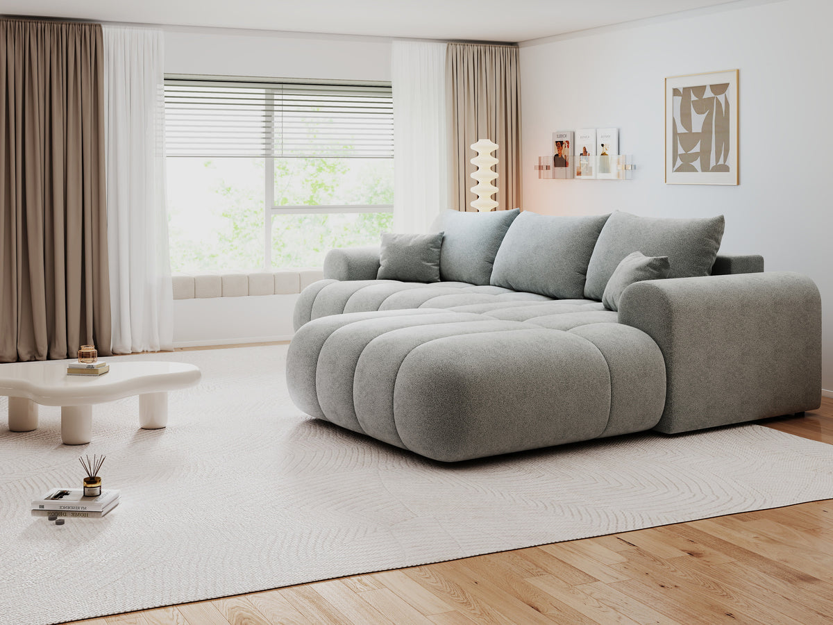 Colțar extensibil dumonde Milano Lounge Quelle Gri II 255x190 cm