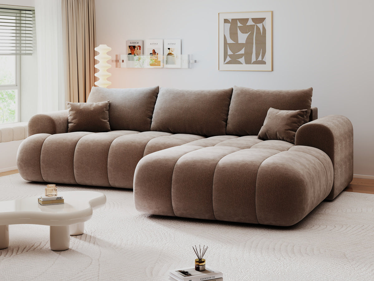 Colțar extensibil dumonde Milano Lounge Vibe Maro II 255x190 cm