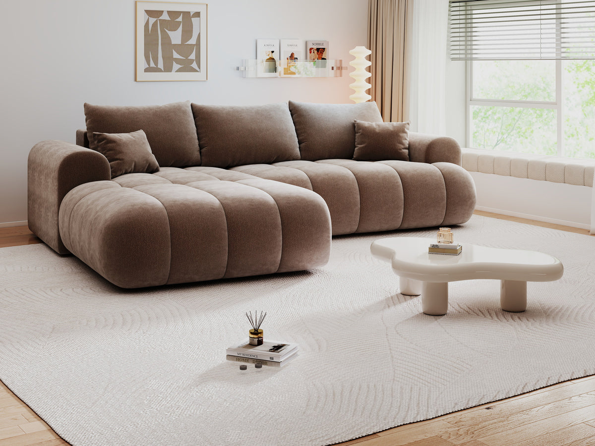 Colțar extensibil dumonde Milano Lounge Vibe Maro 255x190 cm
