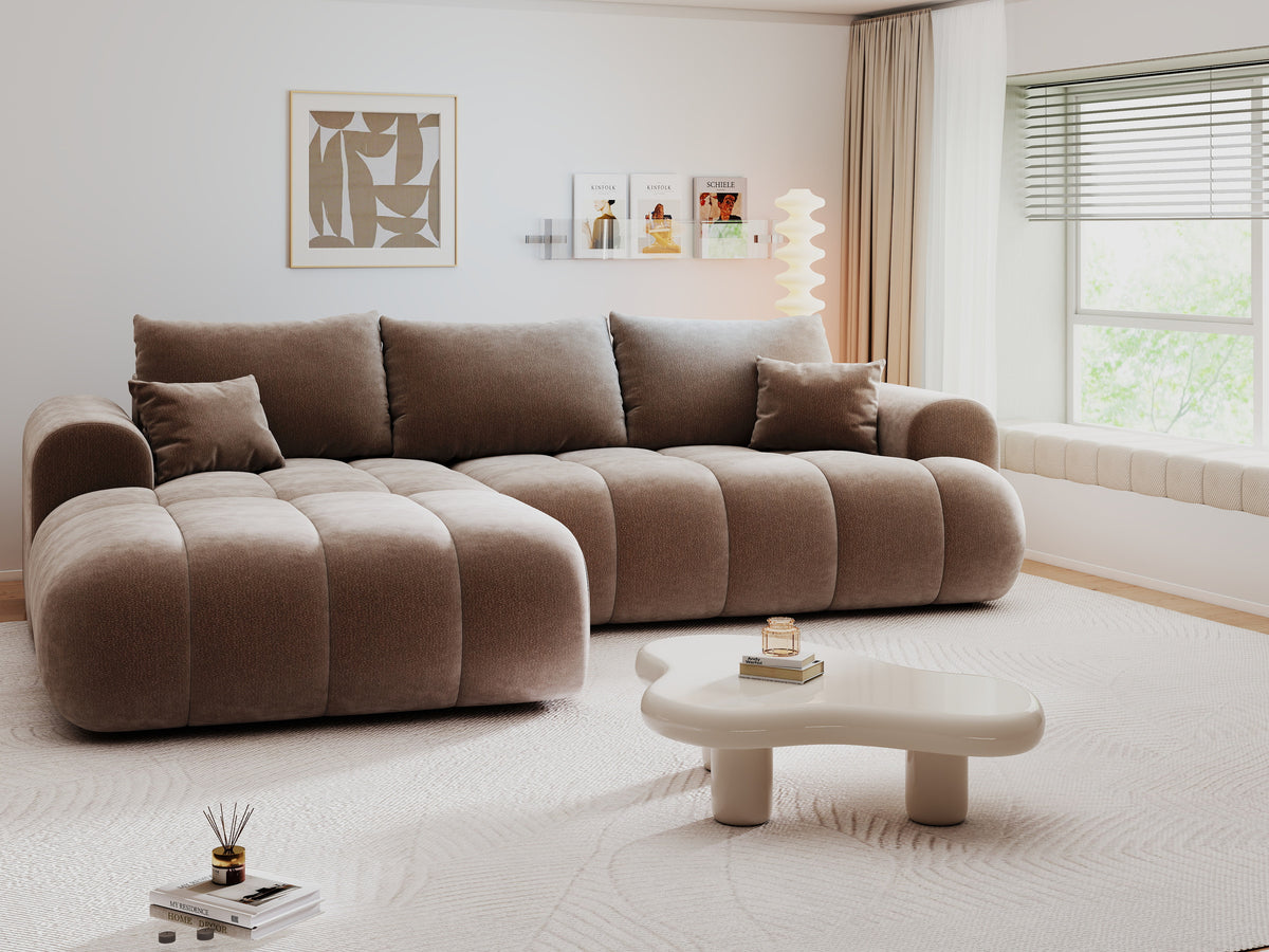 Colțar extensibil dumonde Milano Lounge Vibe Maro 255x190 cm