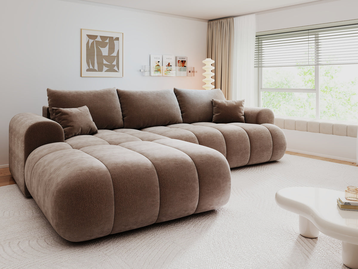 Colțar extensibil dumonde Milano Lounge Vibe Maro 255x190 cm
