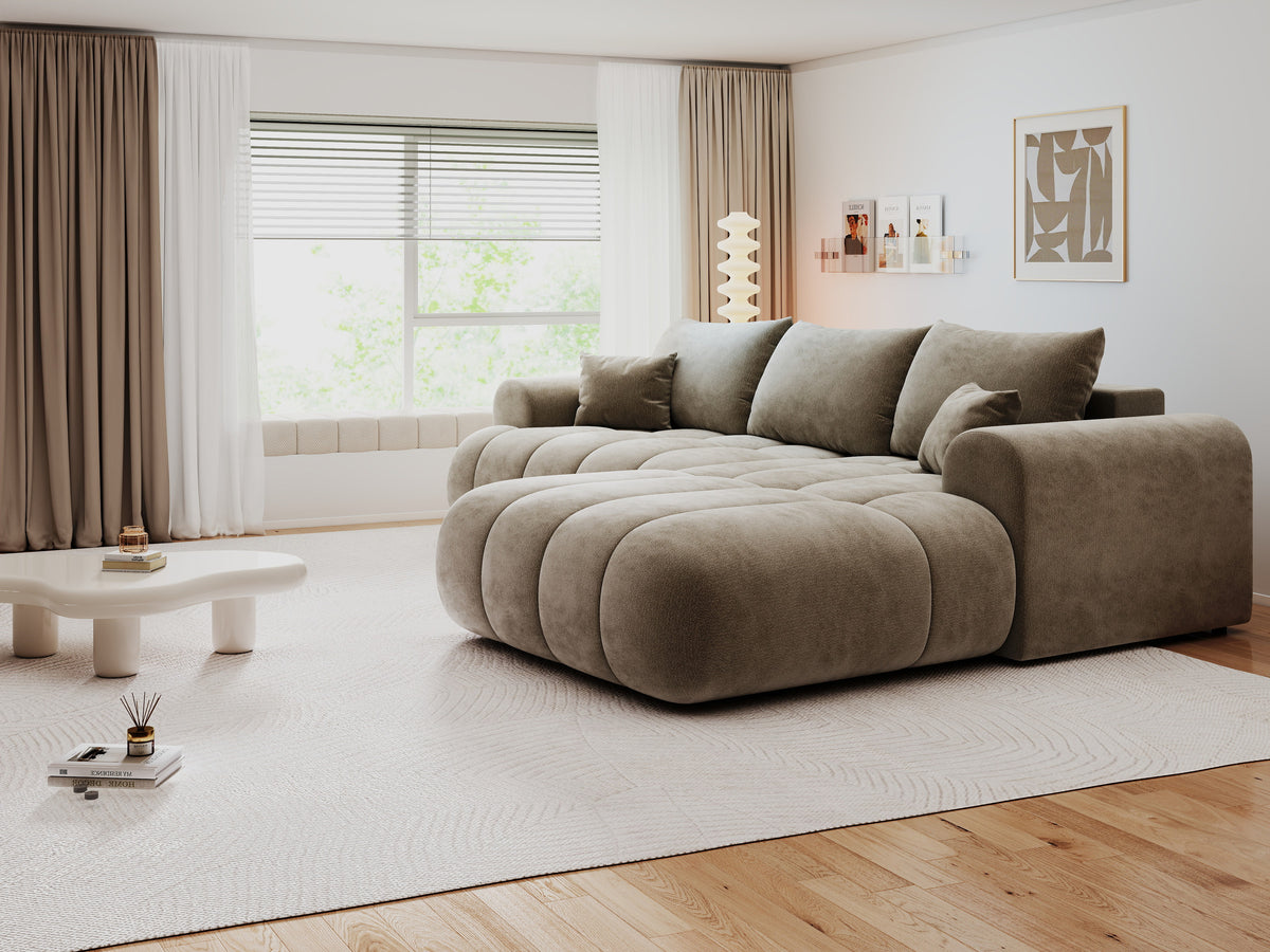 Colțar extensibil dumonde Milano Lounge Vibe Capucino II 255x190 cm