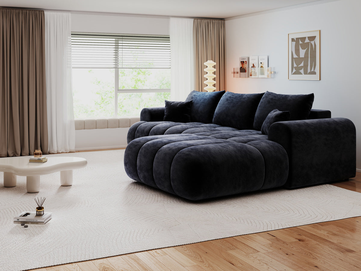 Colțar extensibil dumonde Milano Lounge Vibe Antracit II 255x190 cm