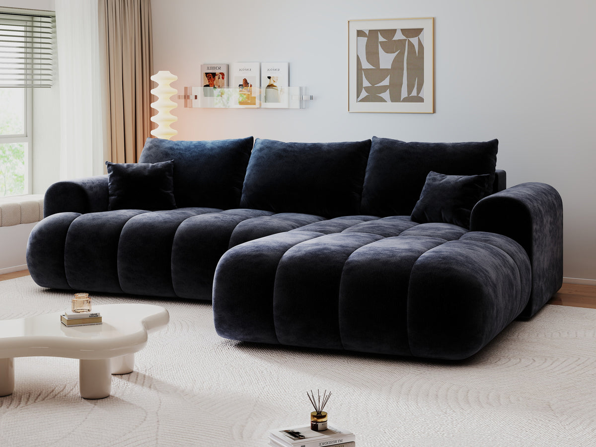 Colțar extensibil dumonde Milano Lounge Vibe Antracit II 255x190 cm