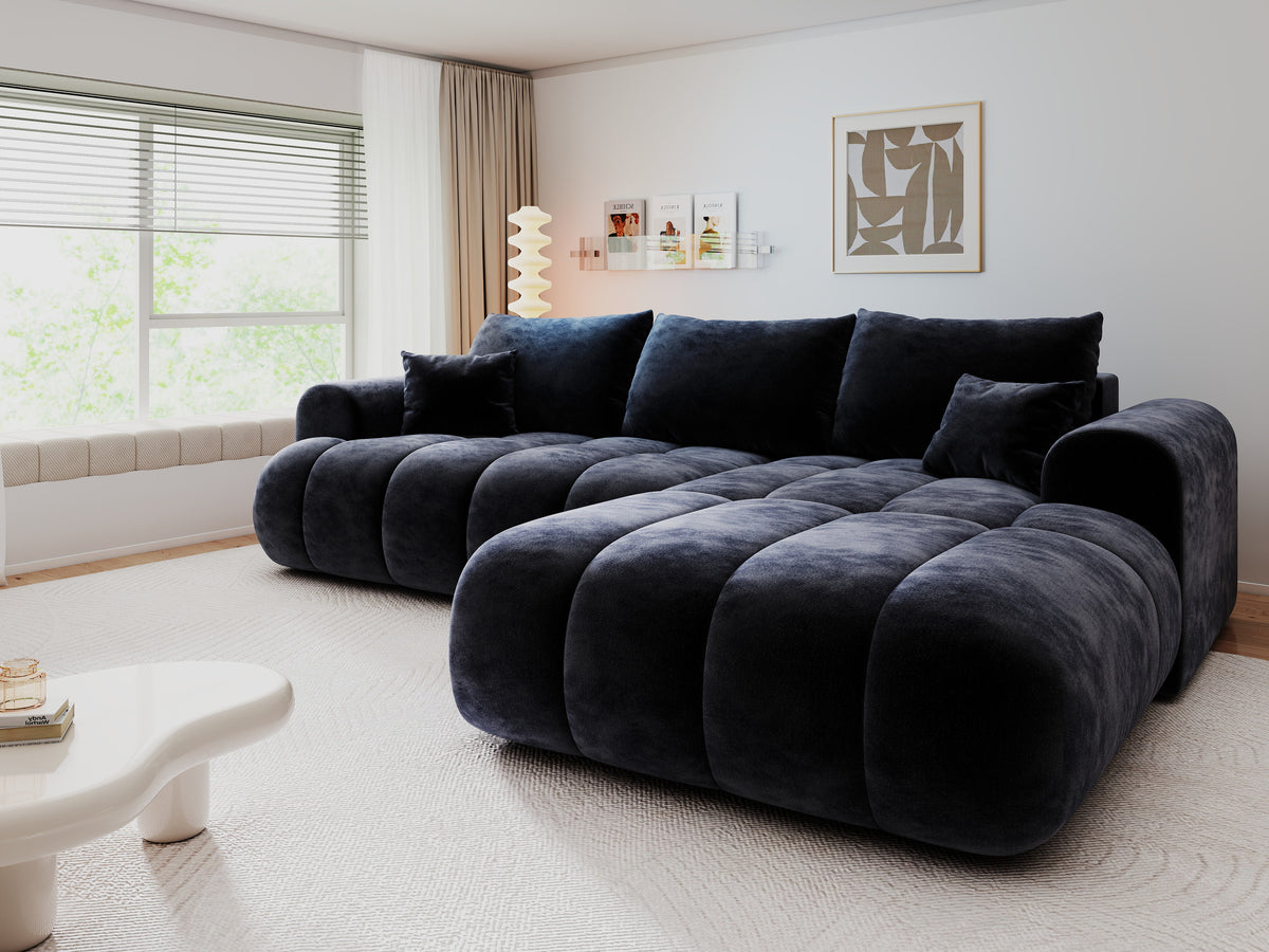 Colțar extensibil dumonde Milano Lounge Vibe Antracit II 255x190 cm