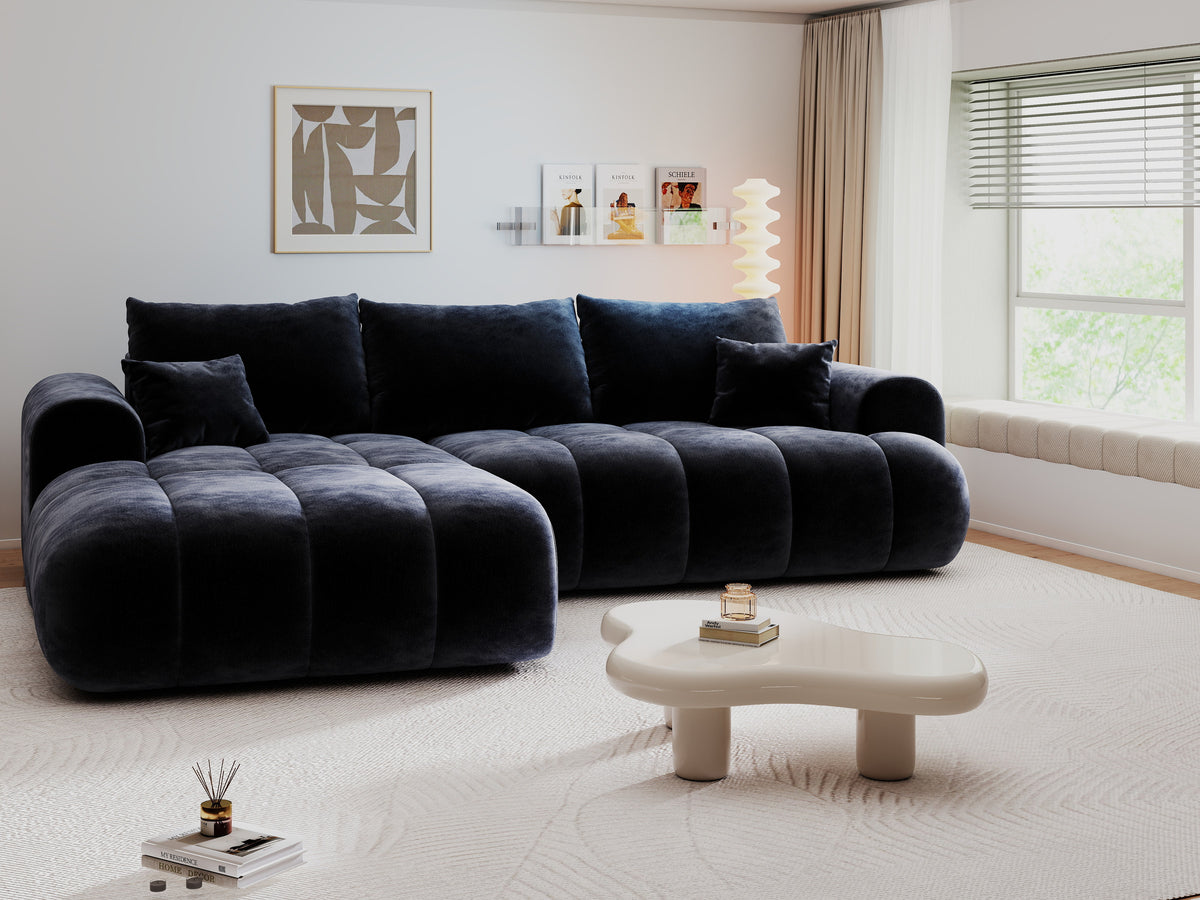 Colțar extensibil dumonde Milano Lounge Vibe Antracit 255x190 cm