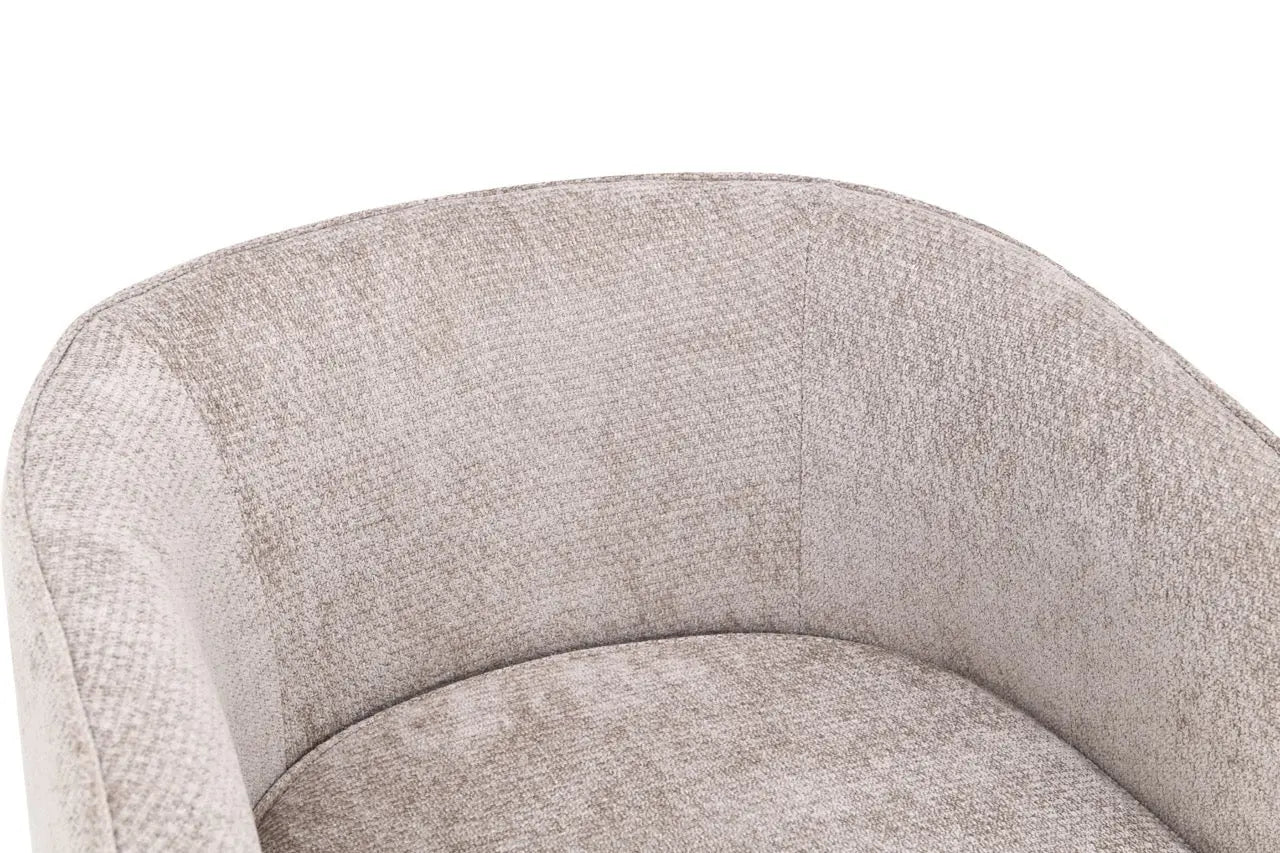 Fotoliu dumonde tapitat Bej modern Sergio 65x78cm ULK