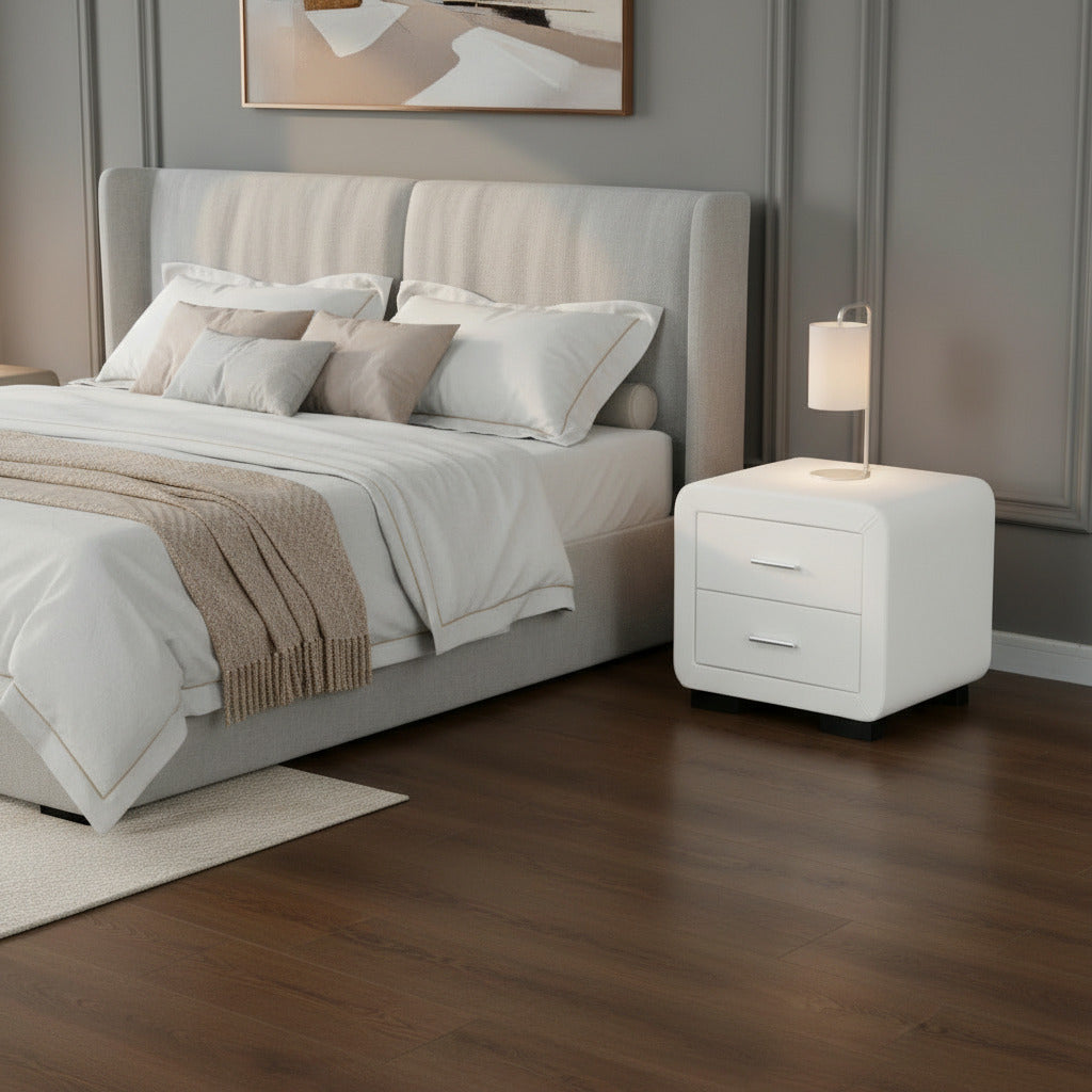 Noptiera dumonde tapitata gri deschis Velvet