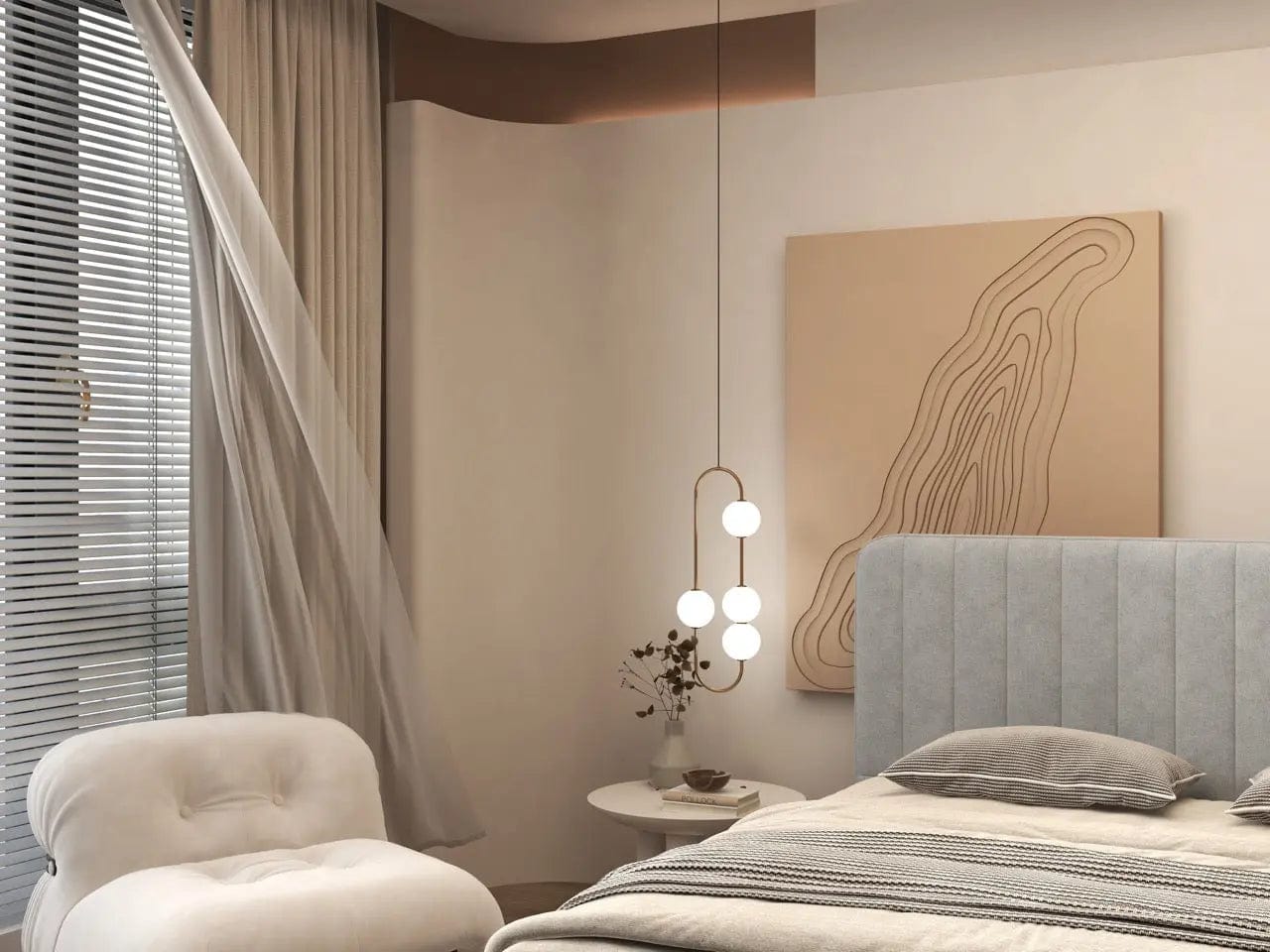 Pat dormitor dumonde, tapitat gri, Loft 160x200 cm, somiera rabatabila inclusa, spatiu depozitare