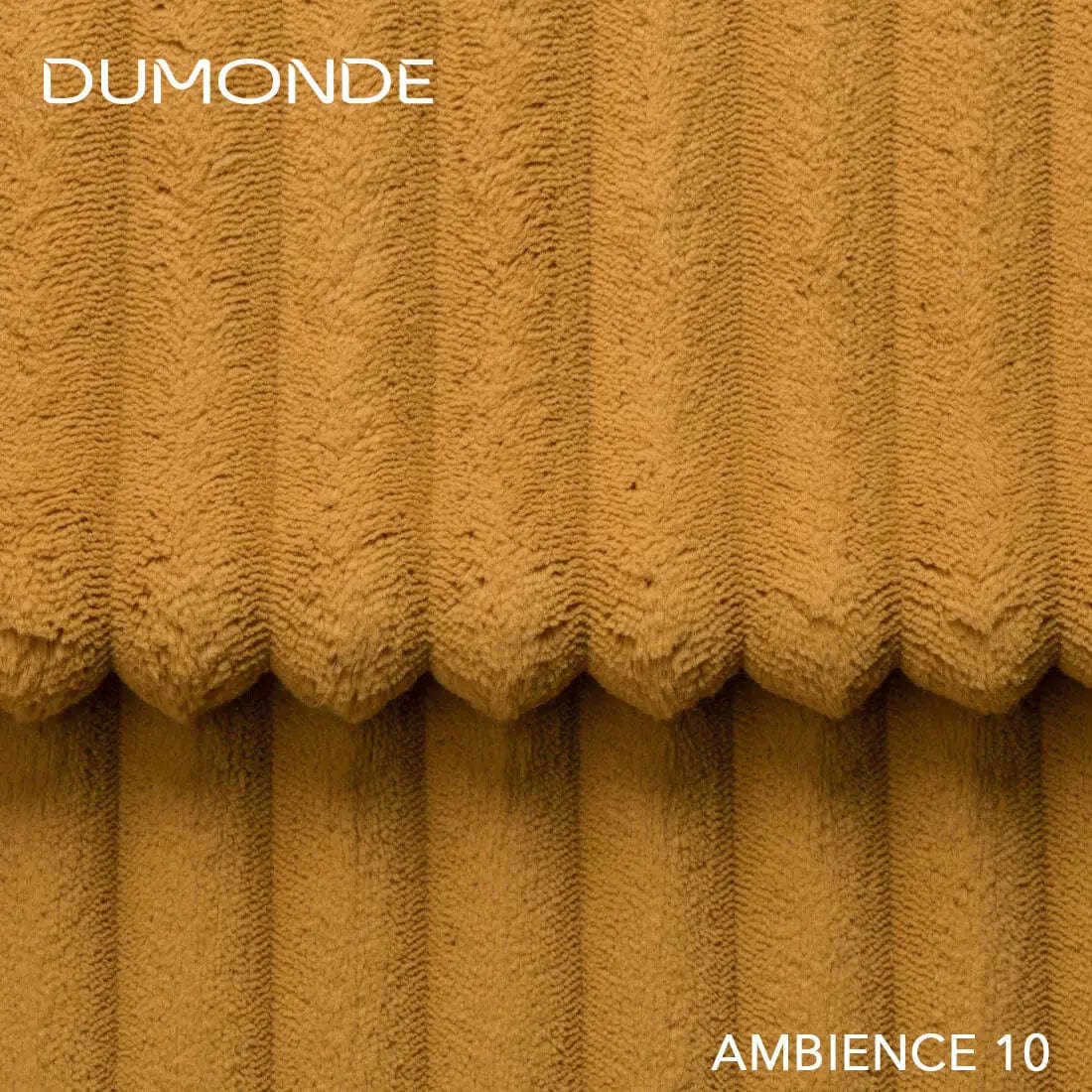 Colțar extensibil dumonde cu ladă de depozitare si sezut confortabil din spuma HR, Loana U Ambience Mustar 355x185 cm