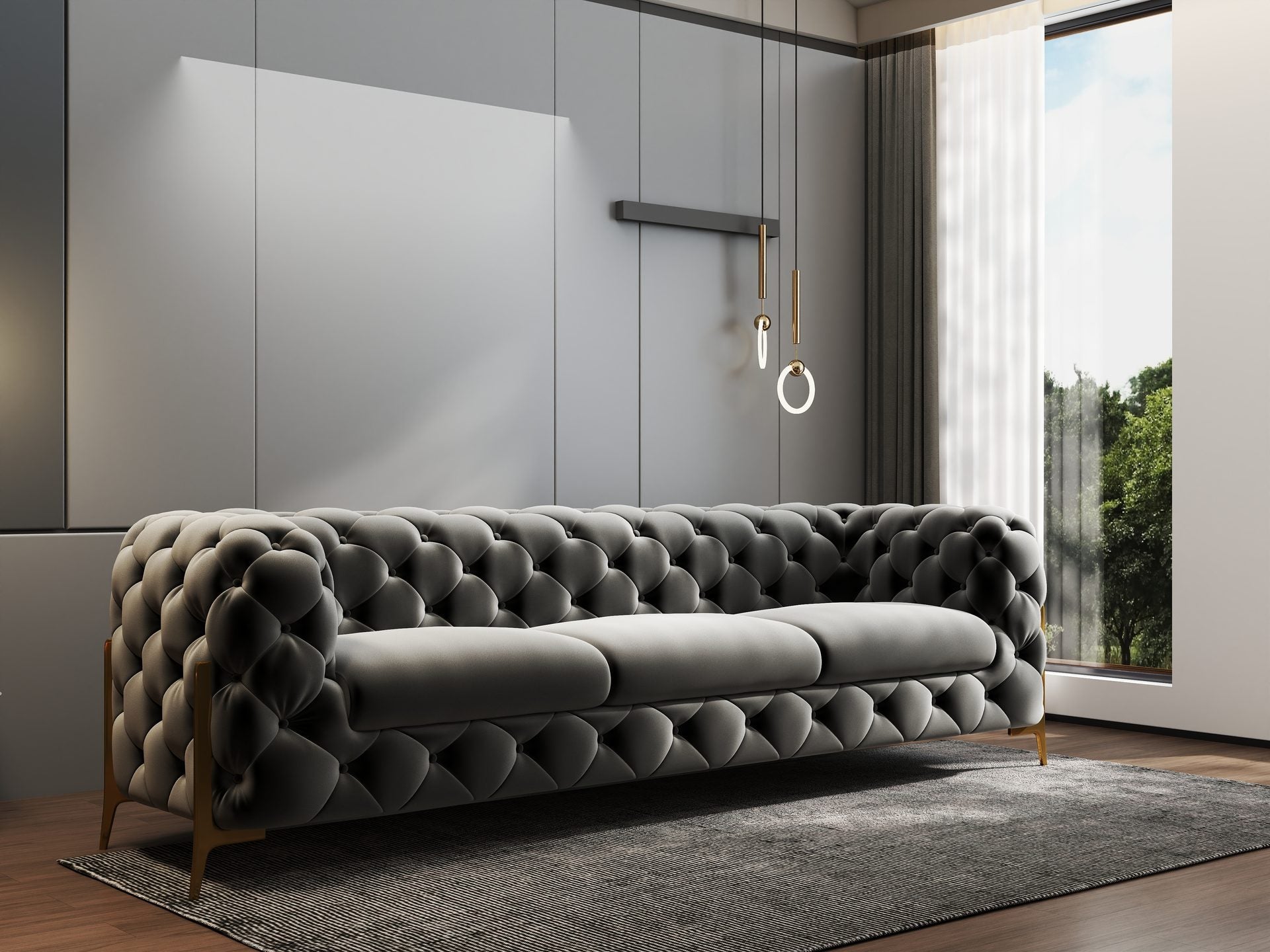 Canapea Dumonde Chelsea Bis SOFA 3. OS., ROYAL 27-gri (ROP A110)