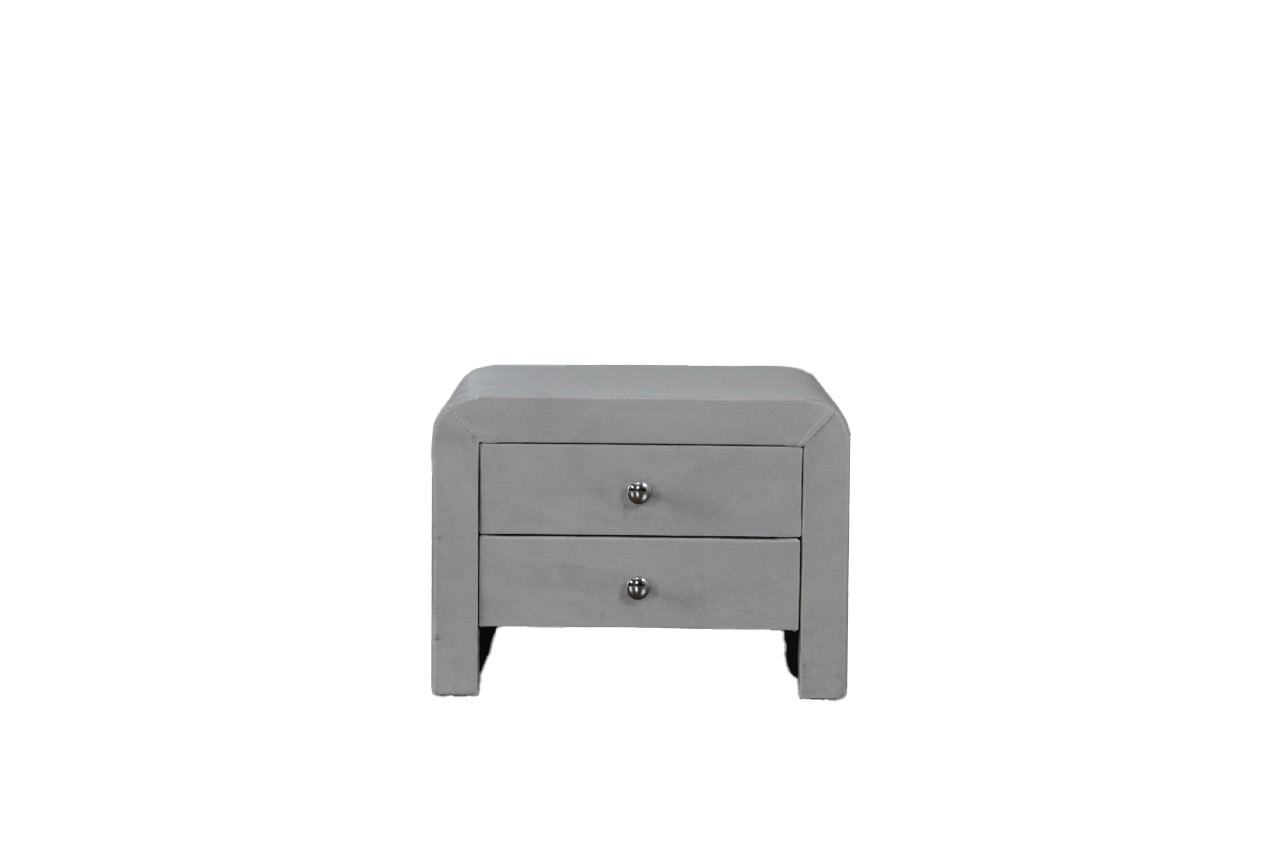 Noptiera dumonde tapitata plush gri Velvet WLS