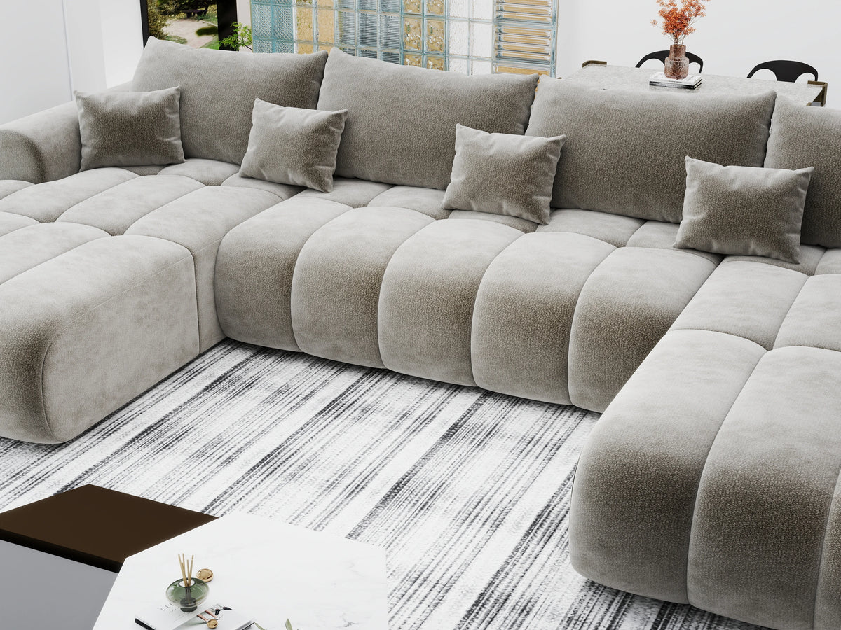 Colțar extensibil dumonde Milano U Vibe Maro 365x190 cm – vedere 5