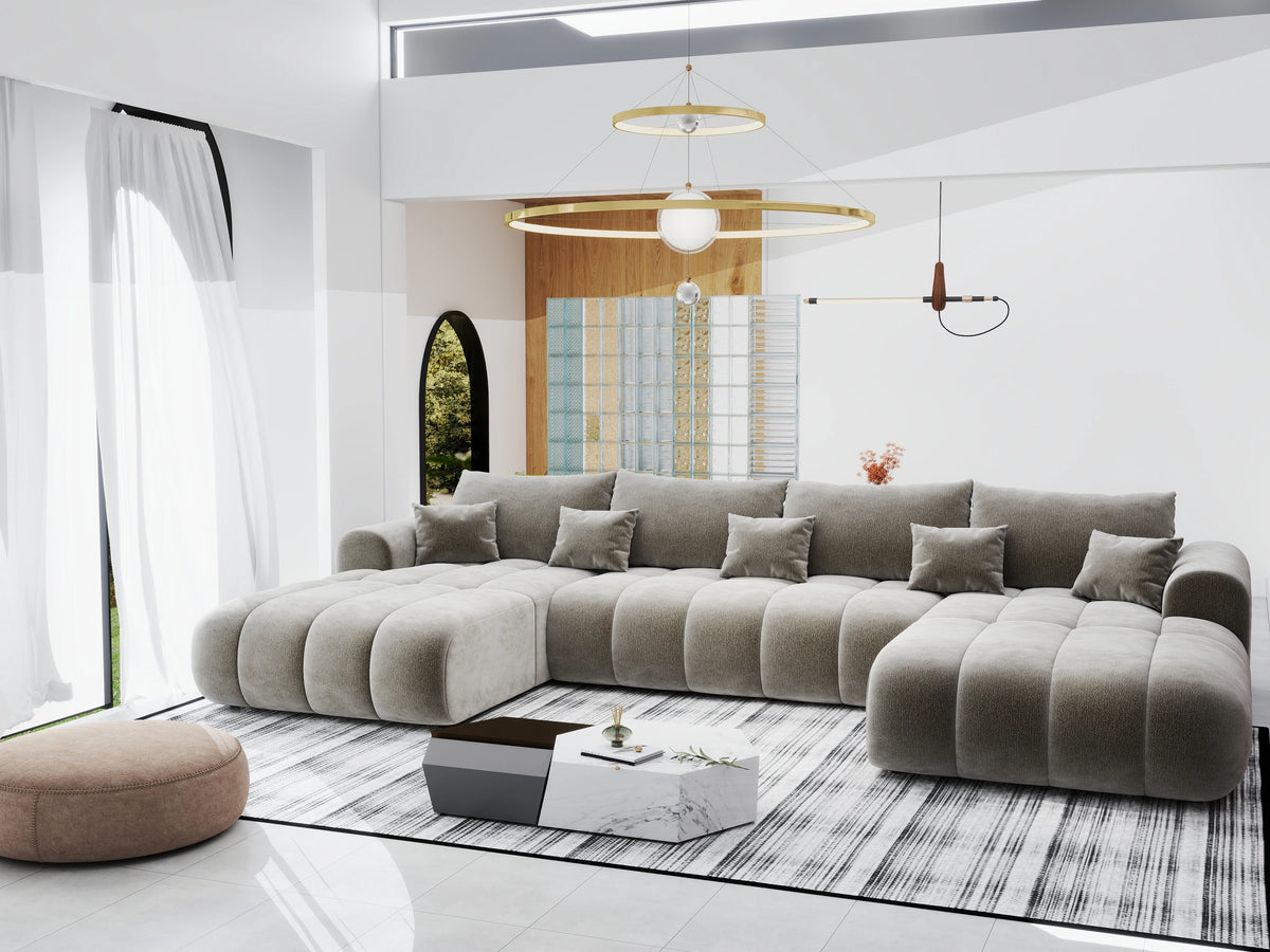 Colțar extensibil dumonde Milano U Vibe Maro 365x190 cm – vedere 7
