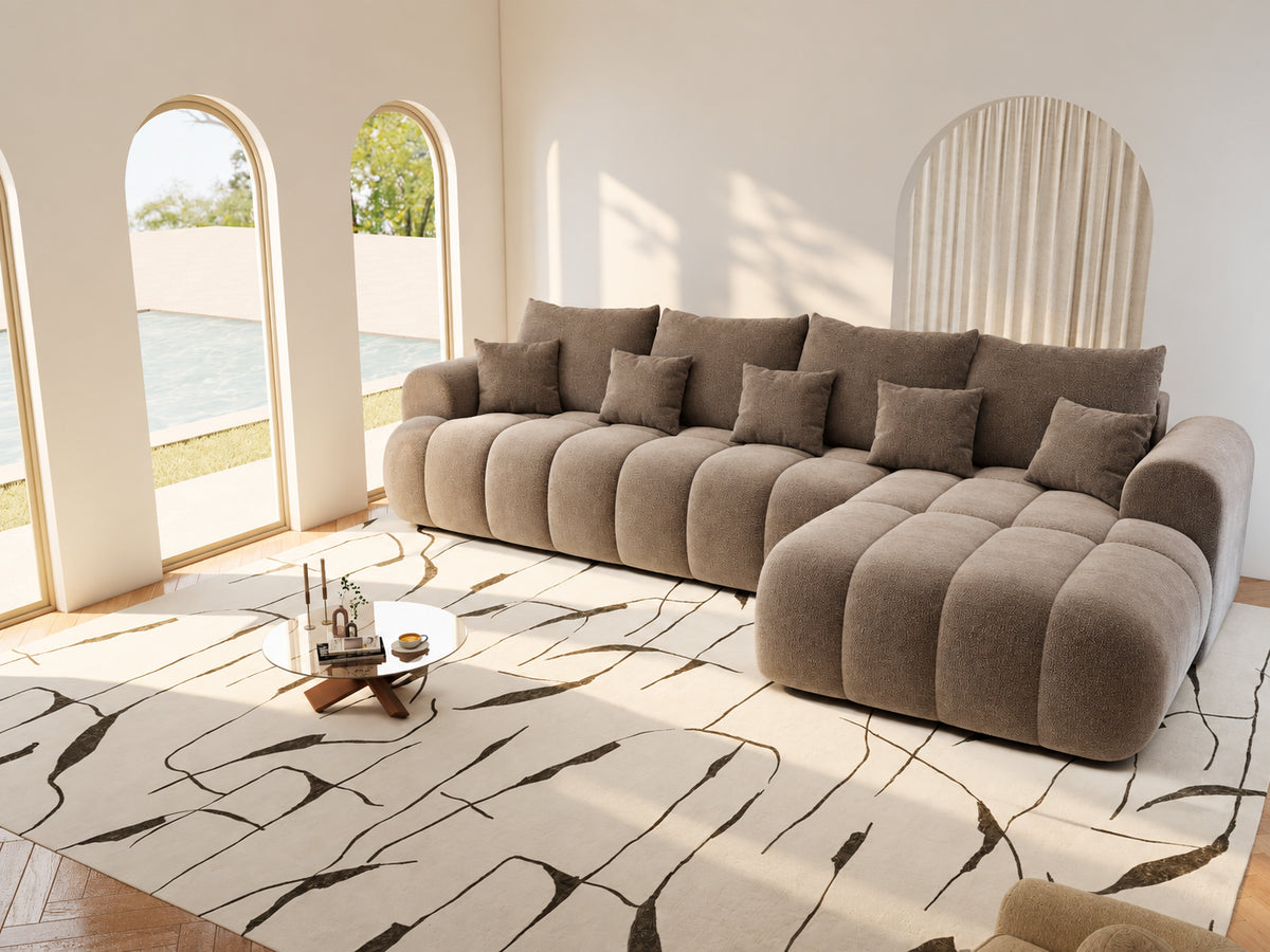 Colțar extensibil dumonde Milano XL Vibe 19 Maro II 327x175 cm – vedere 5
