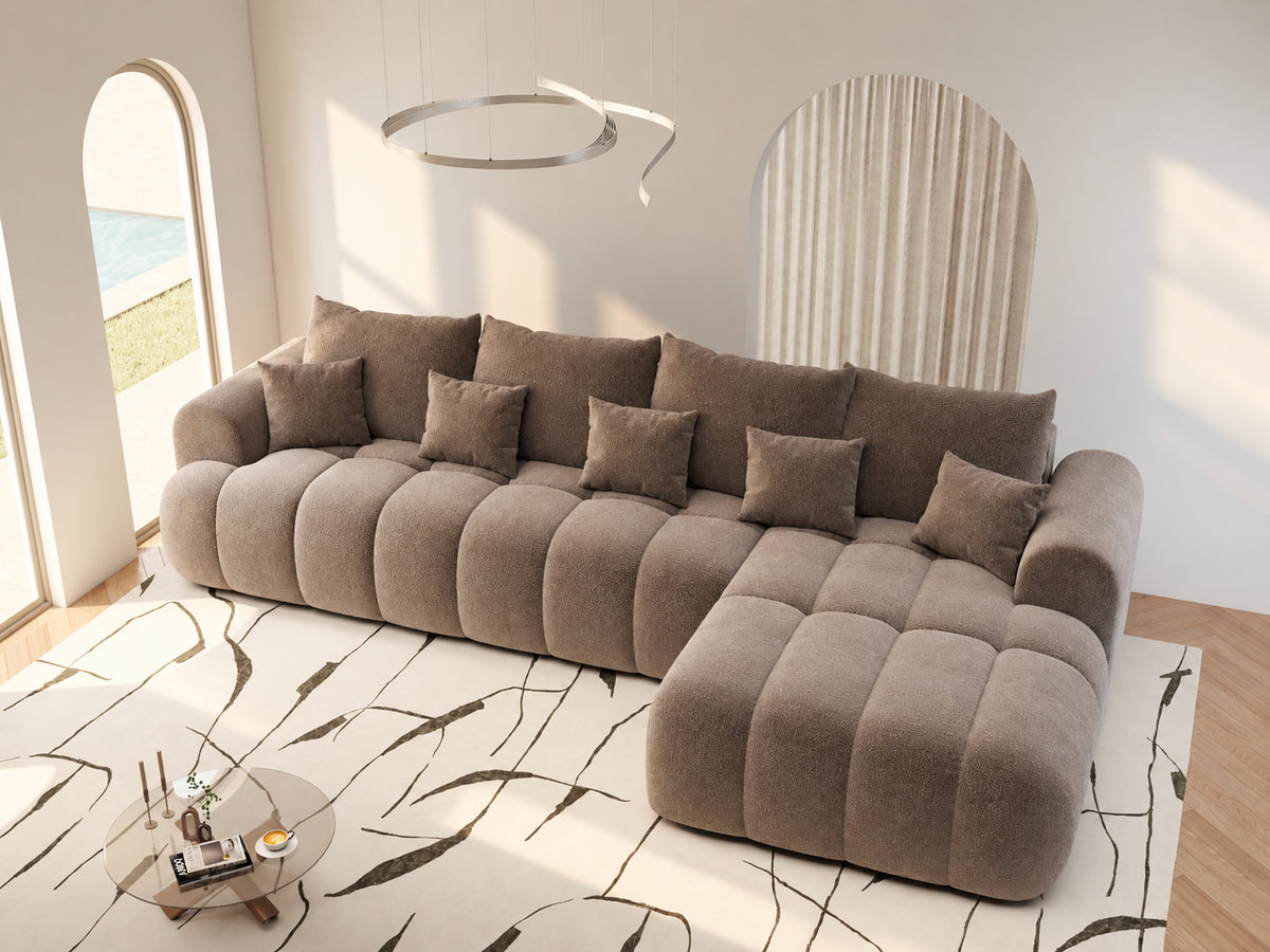 Colțar extensibil dumonde Milano XL Vibe 19 Maro II 327x175 cm – vedere 9