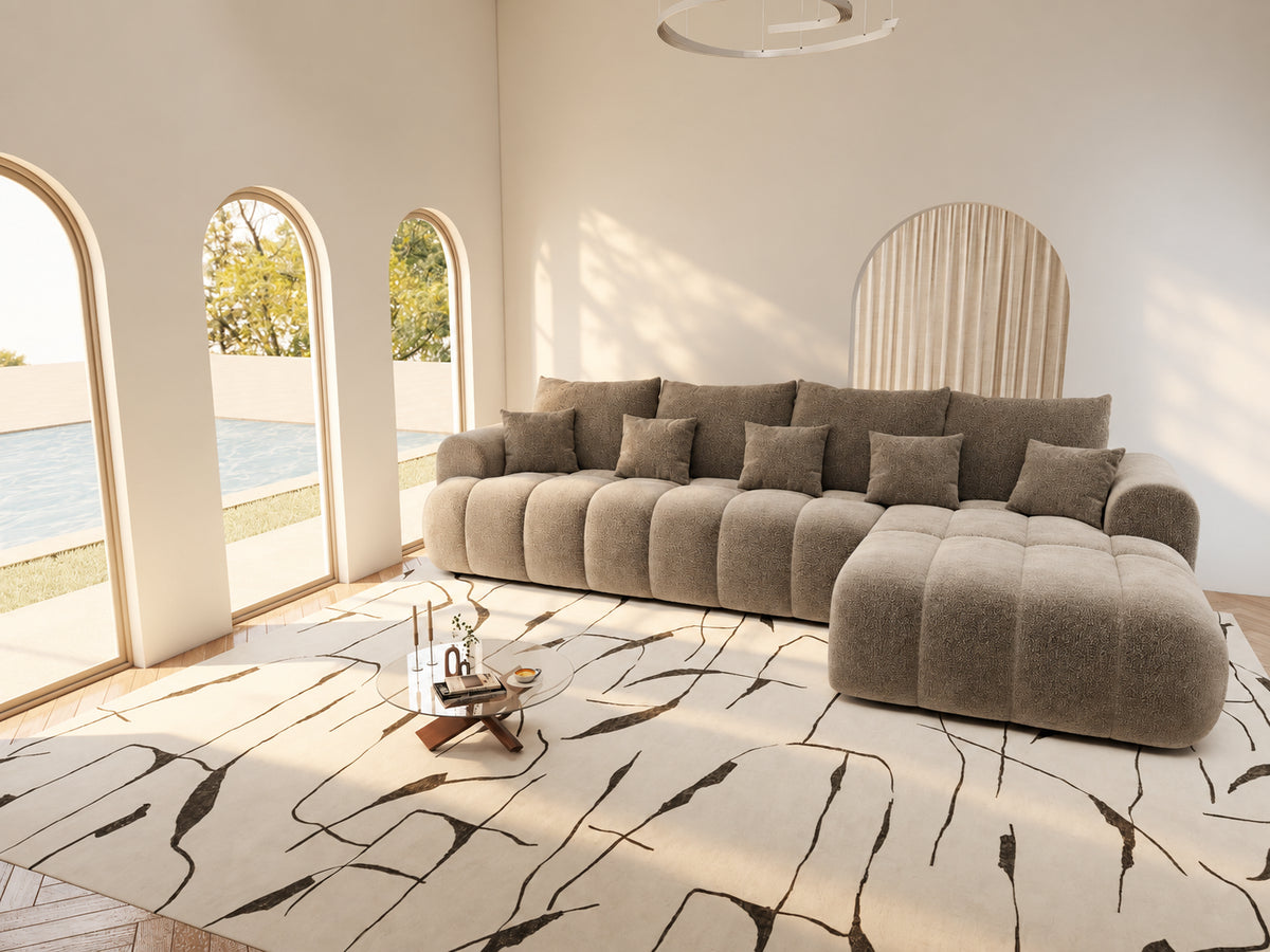 Colțar extensibil dumonde Milano XL Vibe 21 Maro II 327x175 cm – vedere 4