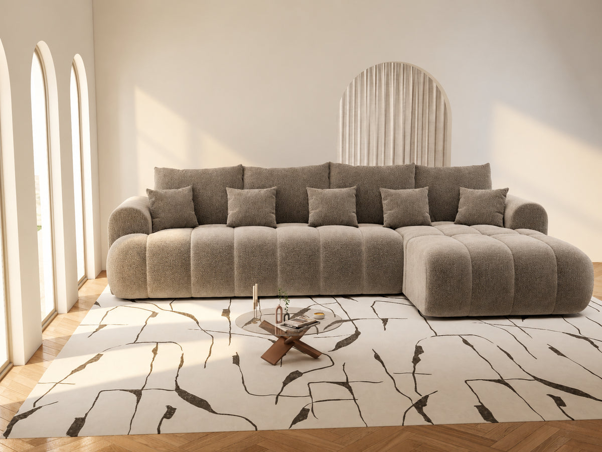 Colțar extensibil dumonde Milano XL Vibe 21 Maro II 327x175 cm – vedere 7
