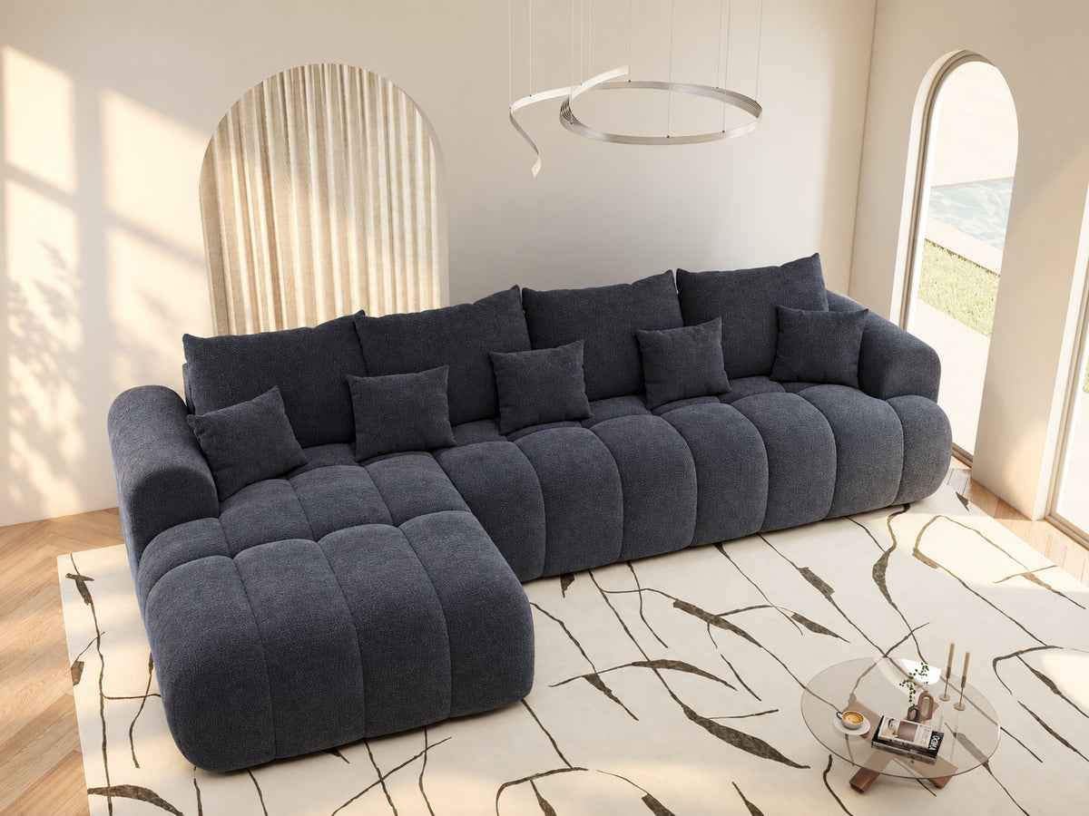 Colțar extensibil dumonde Milano XL Vibe 97 Gri Antracit 327x175 cm – vedere 3