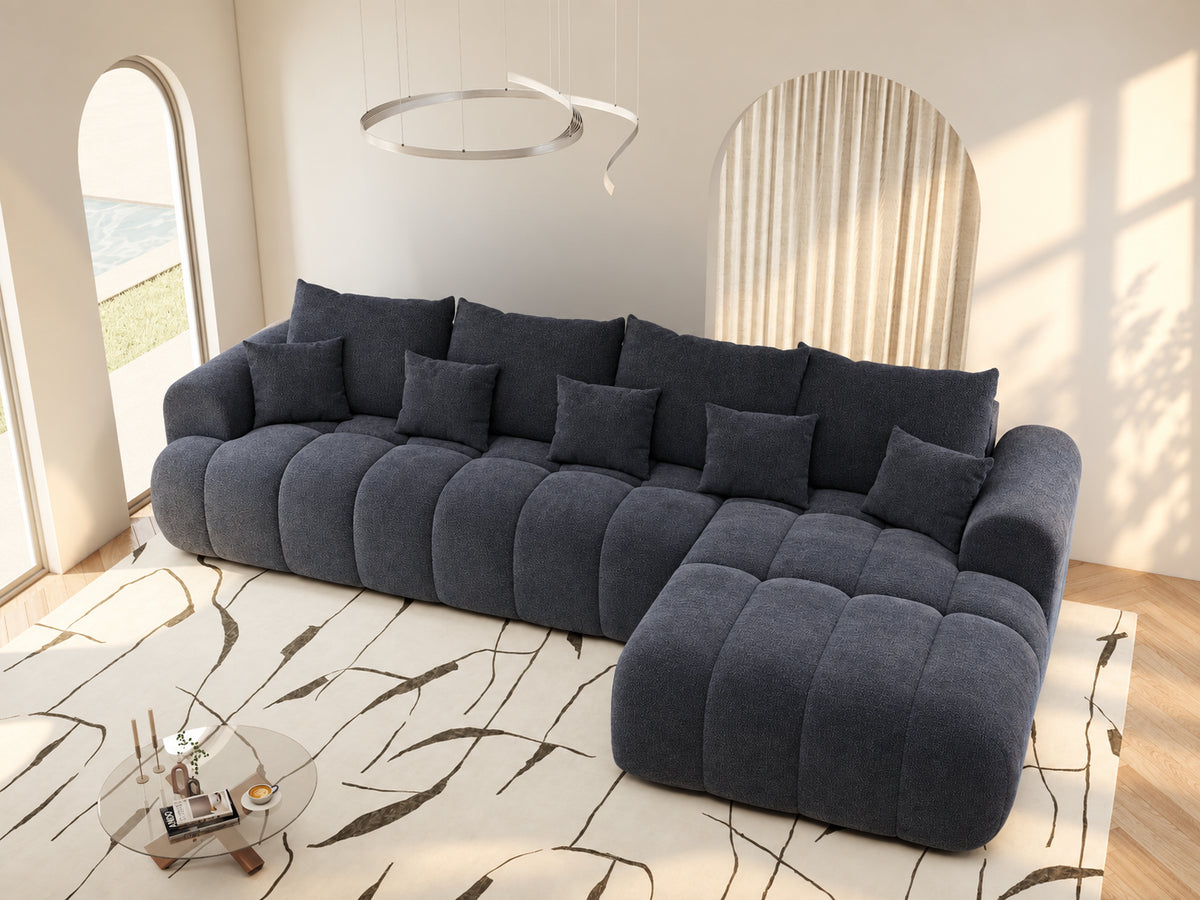 Colțar extensibil dumonde Milano XL Vibe 97 Gri Antracit II 327x175 cm – vedere 3