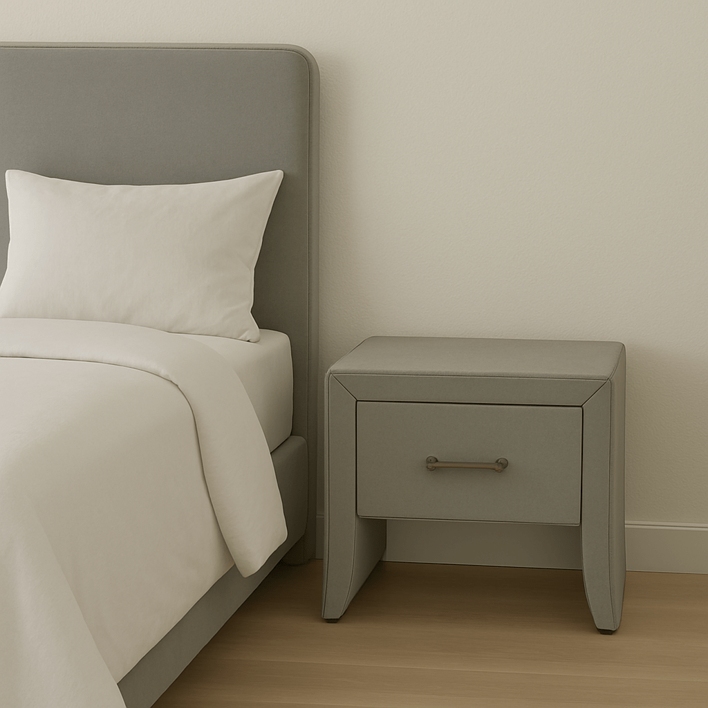 Noptiera dumonde tapitata light grey Velvet WLS