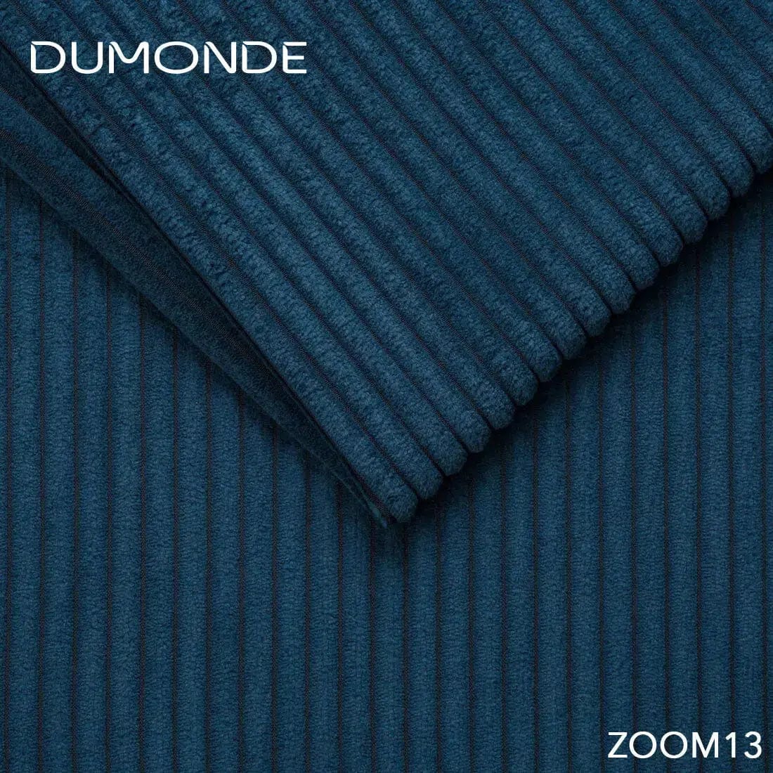 Colțar extensibil dumonde cu ladă de depozitare si sezut confortabil din spuma HR, Berlin Zoom Bluemarin 280x185 cm II Fabrica