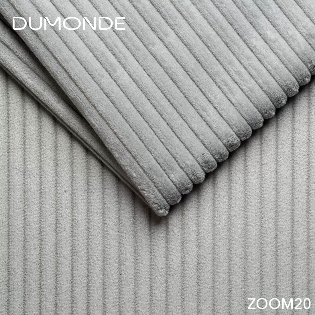 Colțar extensibil dumonde cu ladă de depozitare si sezut confortabil din spuma HR, Berlin Zoom Grey 280x185 cm Fabrica