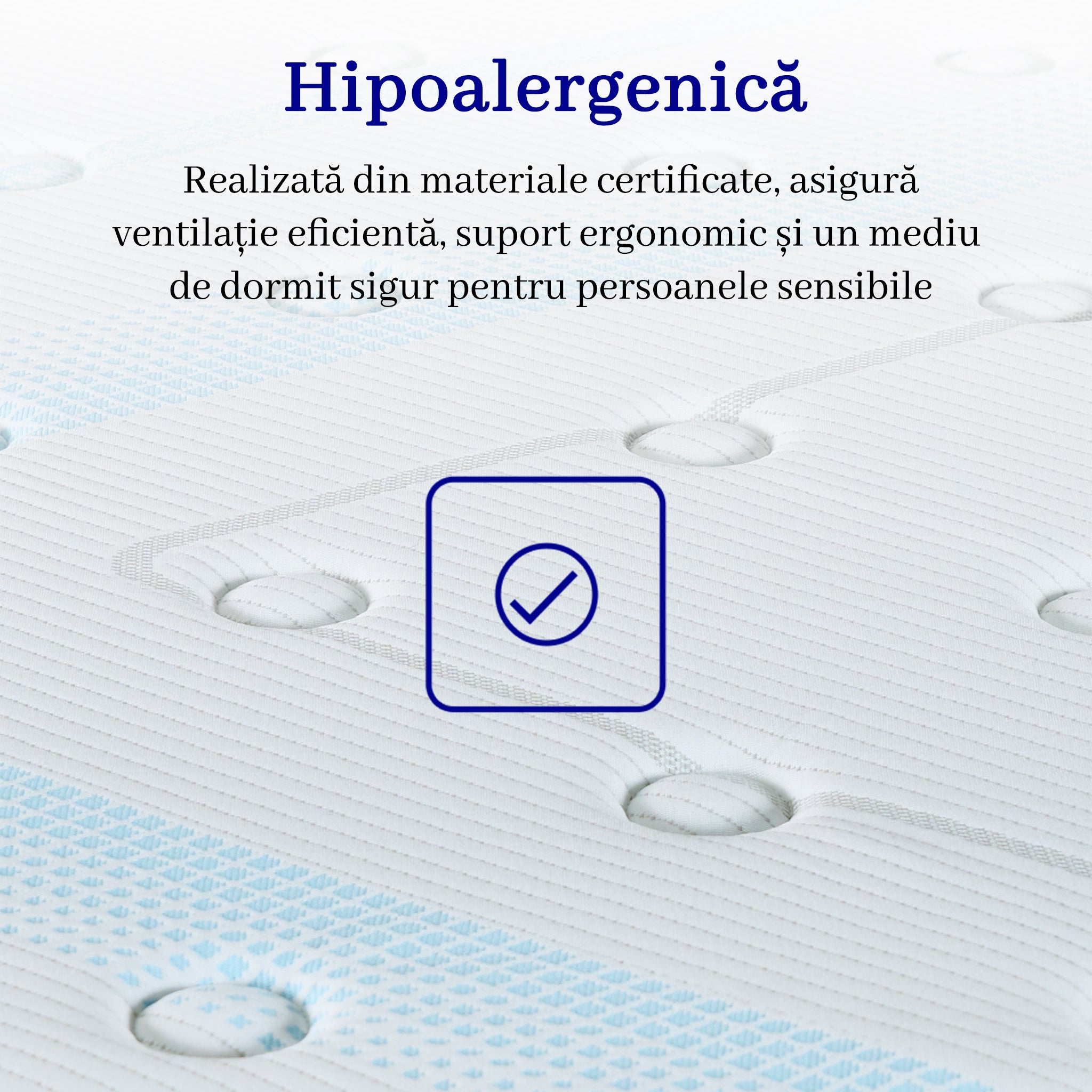 Saltea dumonde Serenita Plus Pocket 140x200 cm, arcuri individuale, spuma cu memorie, superortopedica, grosime 25 cm