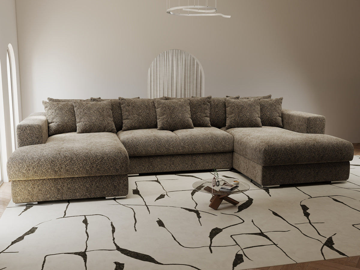 Colțar extensibil dumonde Gloria U Arena Antelope 340x167 cm — imagine 6