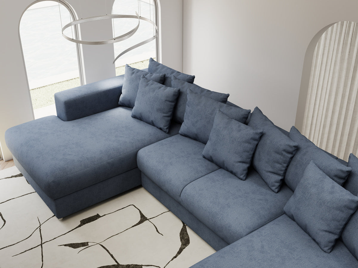 Colțar extensibil dumonde Gloria U Enjoy Antracit 340x167 cm — imagine 8