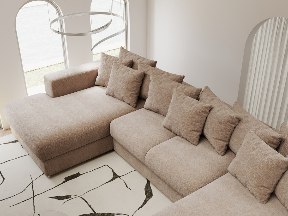 Colțar extensibil dumonde Gloria U Vibe Maro 340x167 cm — imagine 8