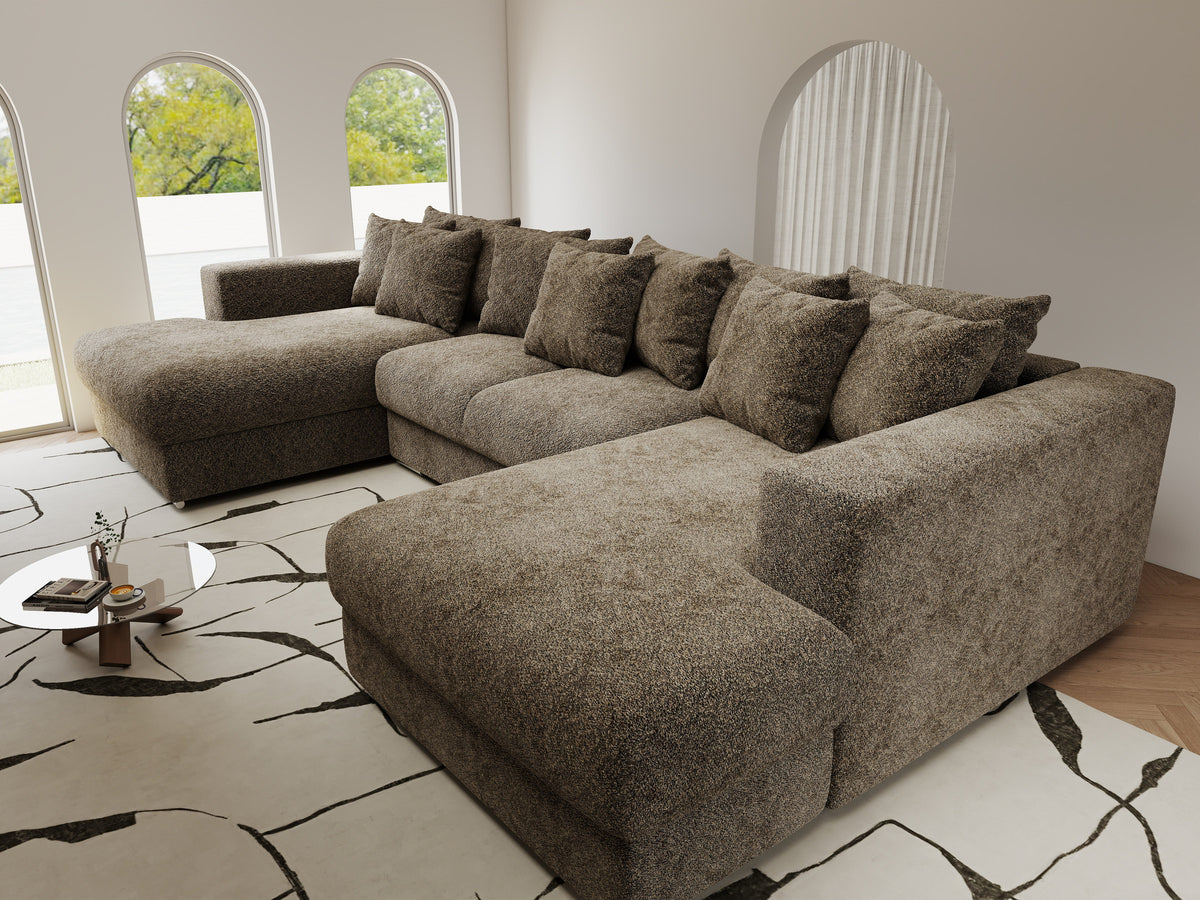 Colțar extensibil dumonde Gloria U Arena Antelope 340x167 cm — imagine 10